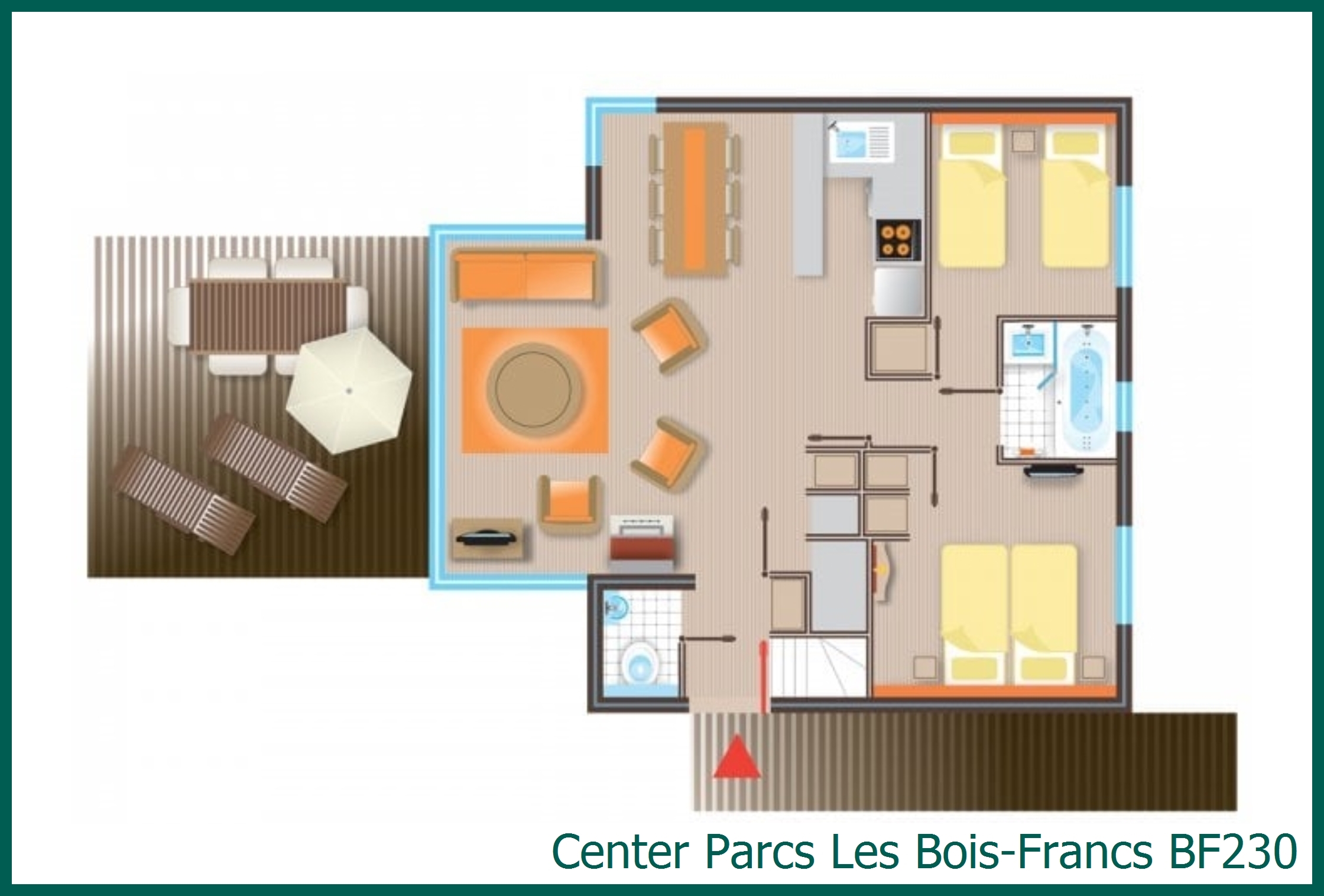 VIP Pagode Cottage BF230 at Les Bois-Francs