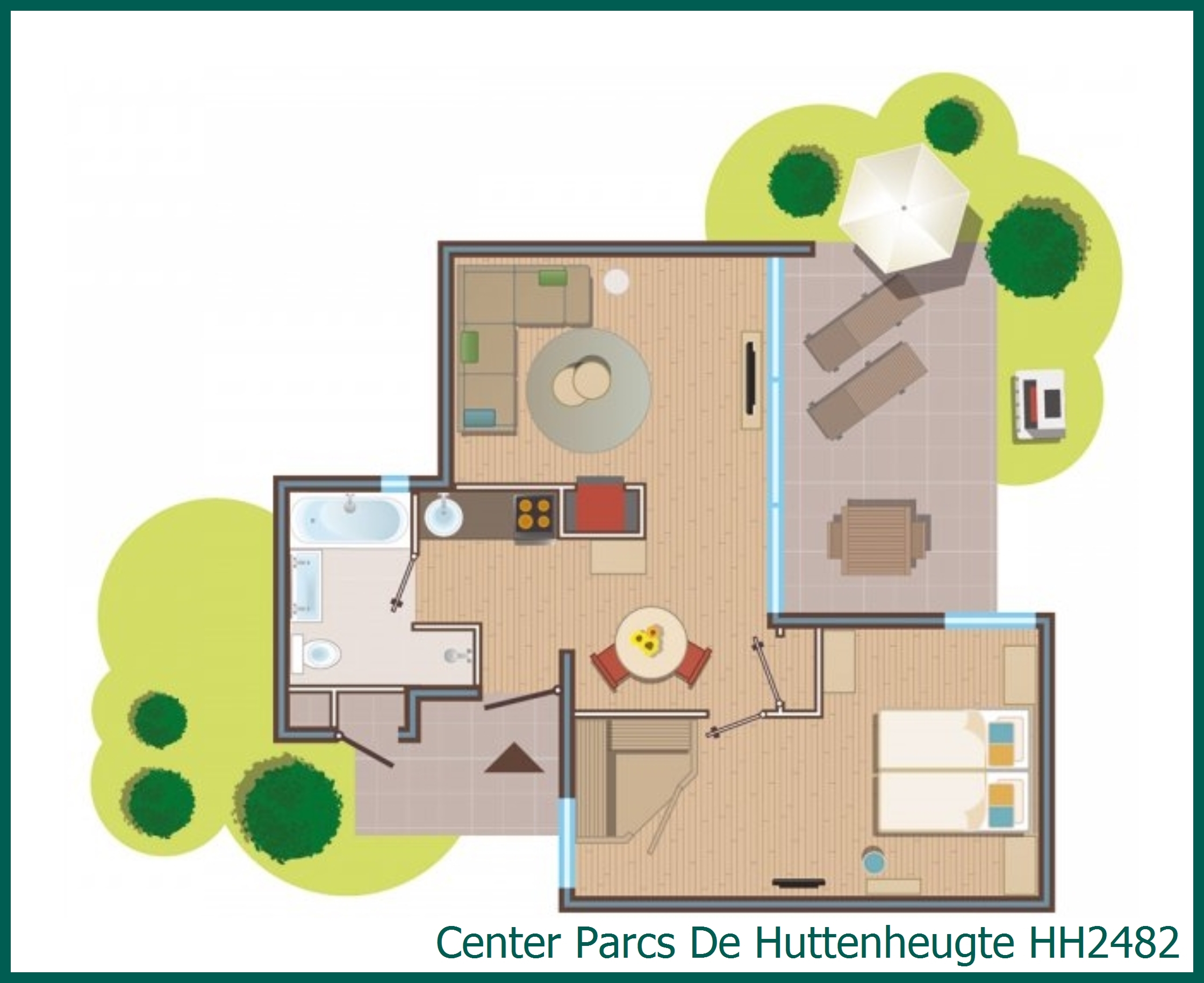 VIP cottage HH2482 at De Huttenheugte
