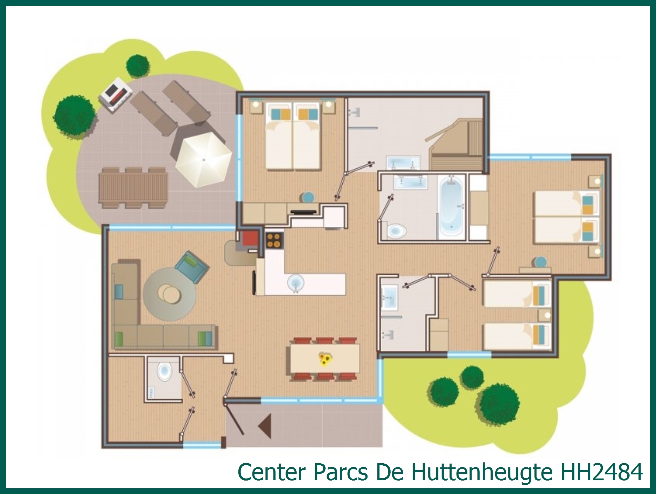 VIP cottage HH2484 at De Huttenheugte