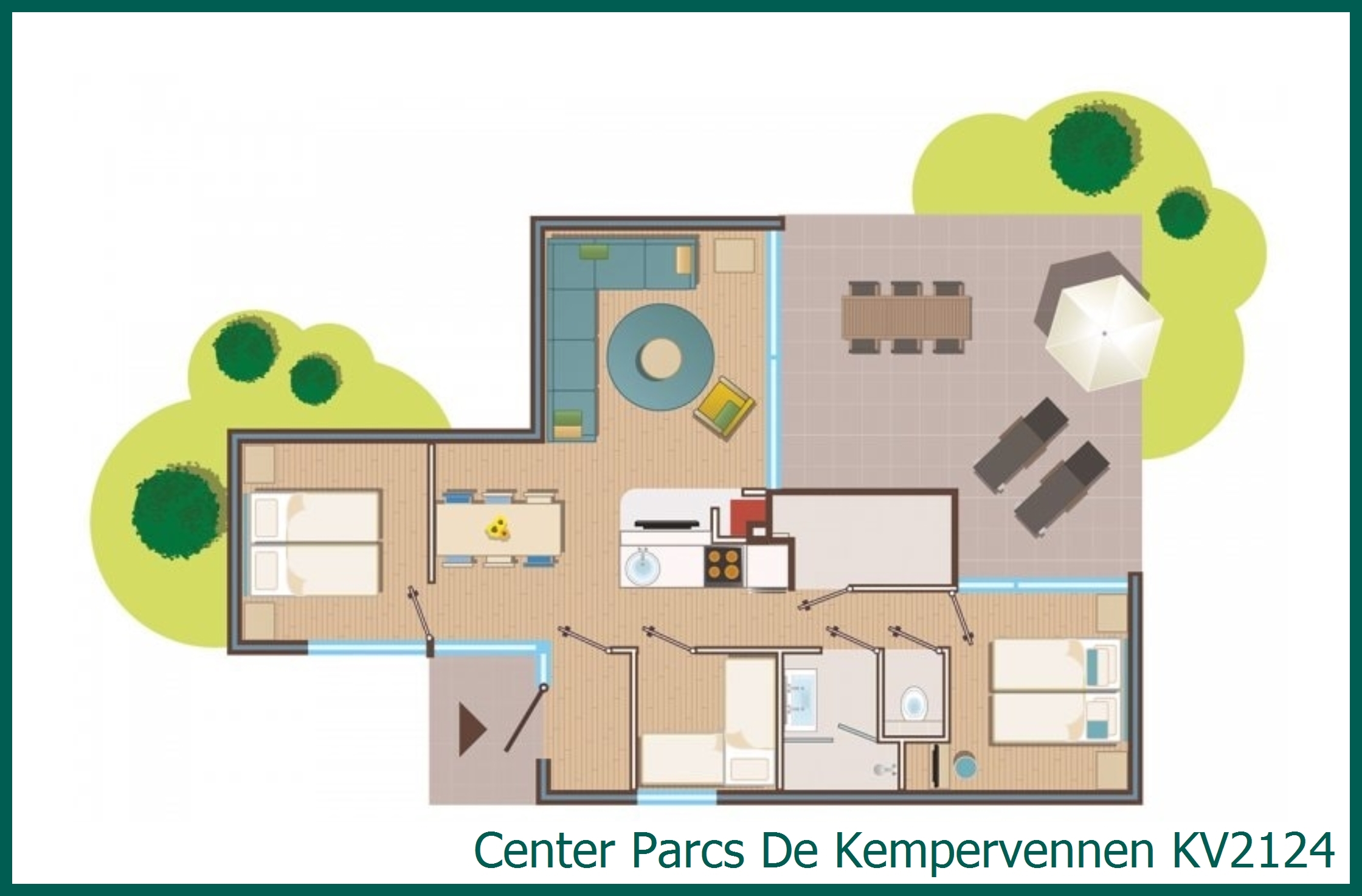 Premium cottage KV2124 at De Kempervennen