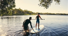 Stand-up paddleboarding at Center Parcs Parc Sandur