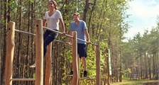 Fitness trail at Center Parcs Terhills Resort