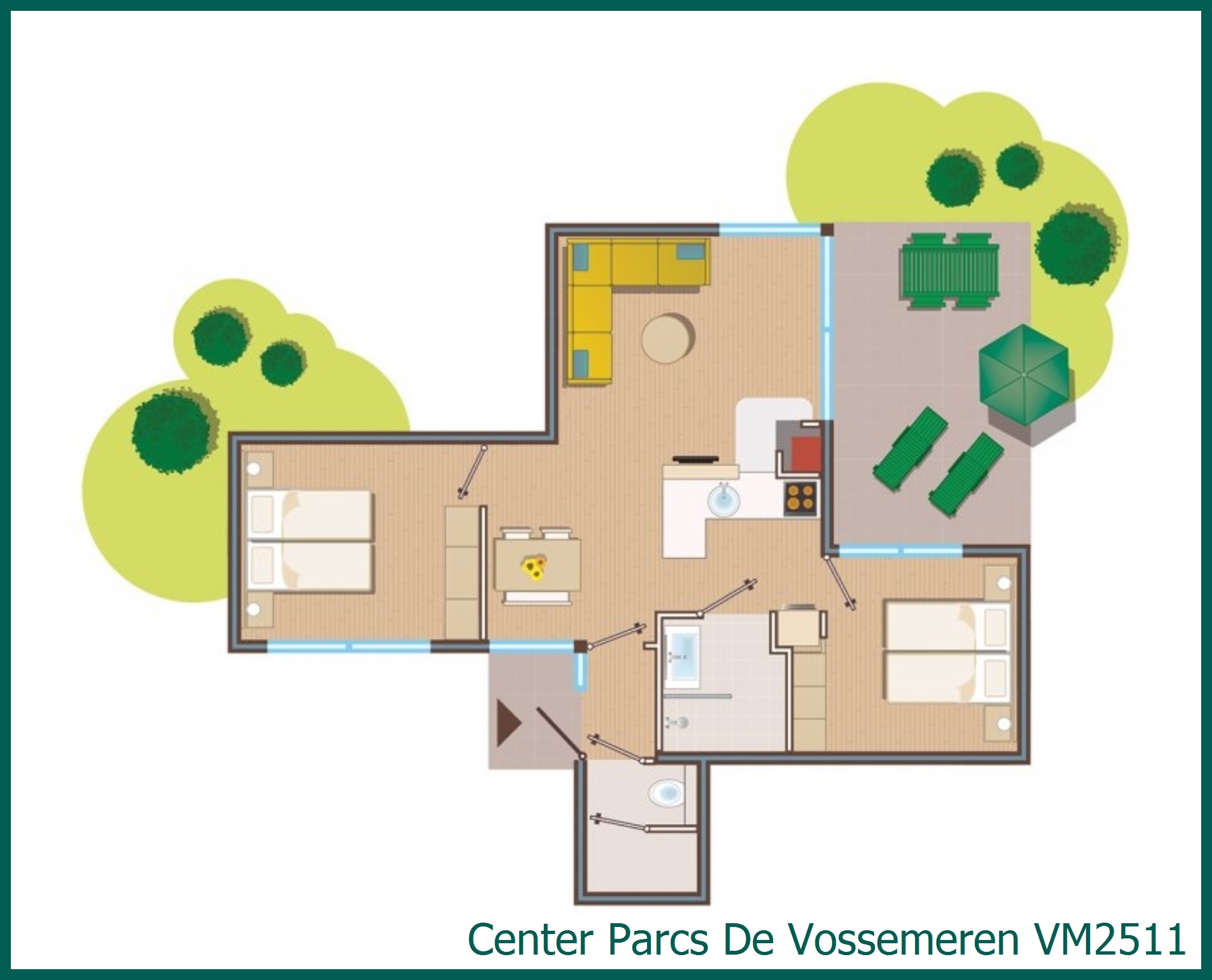 Comfort cottage VM2511 at De Vossemeren