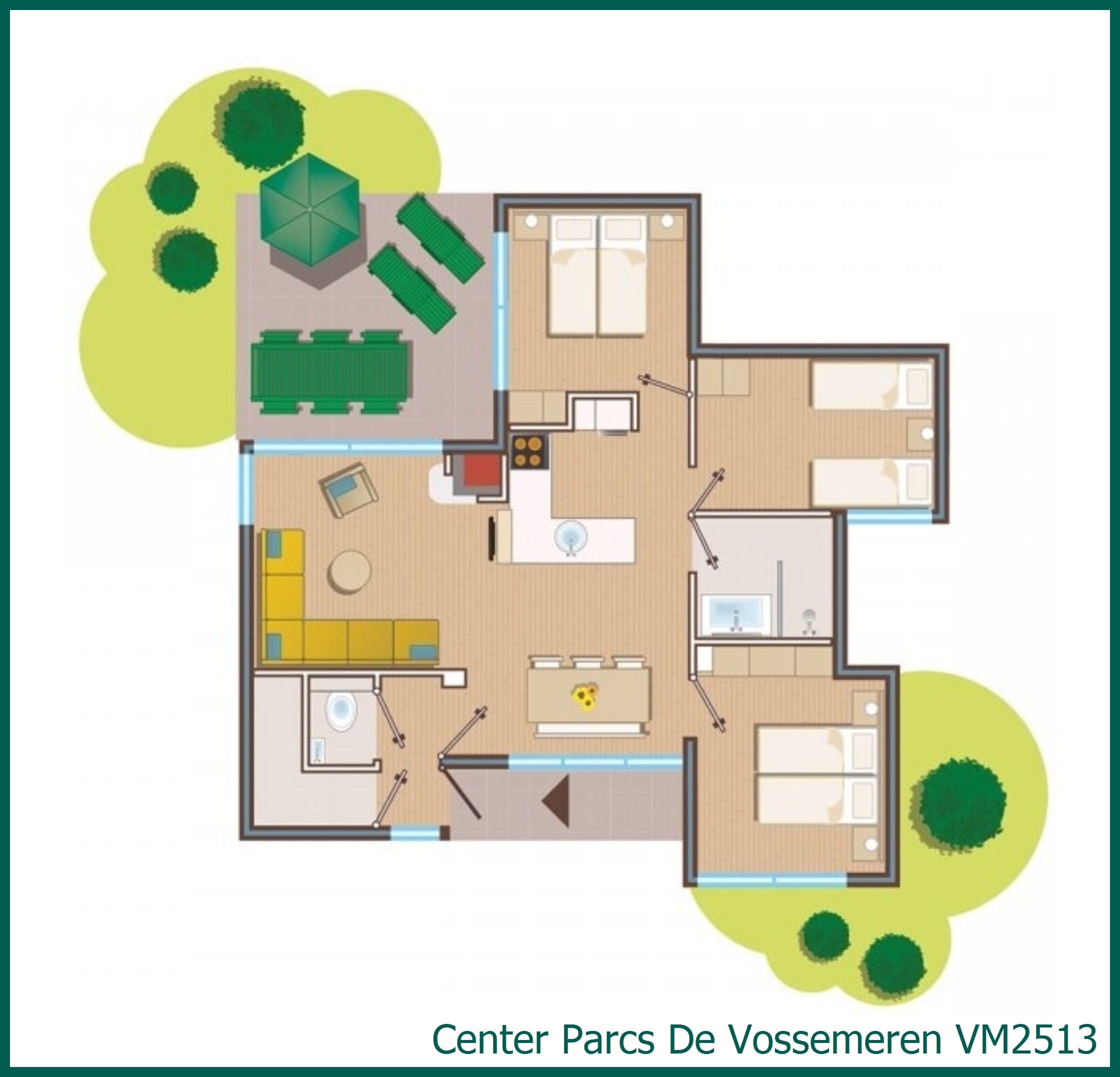 Comfort cottage VM2513 at De Vossemeren