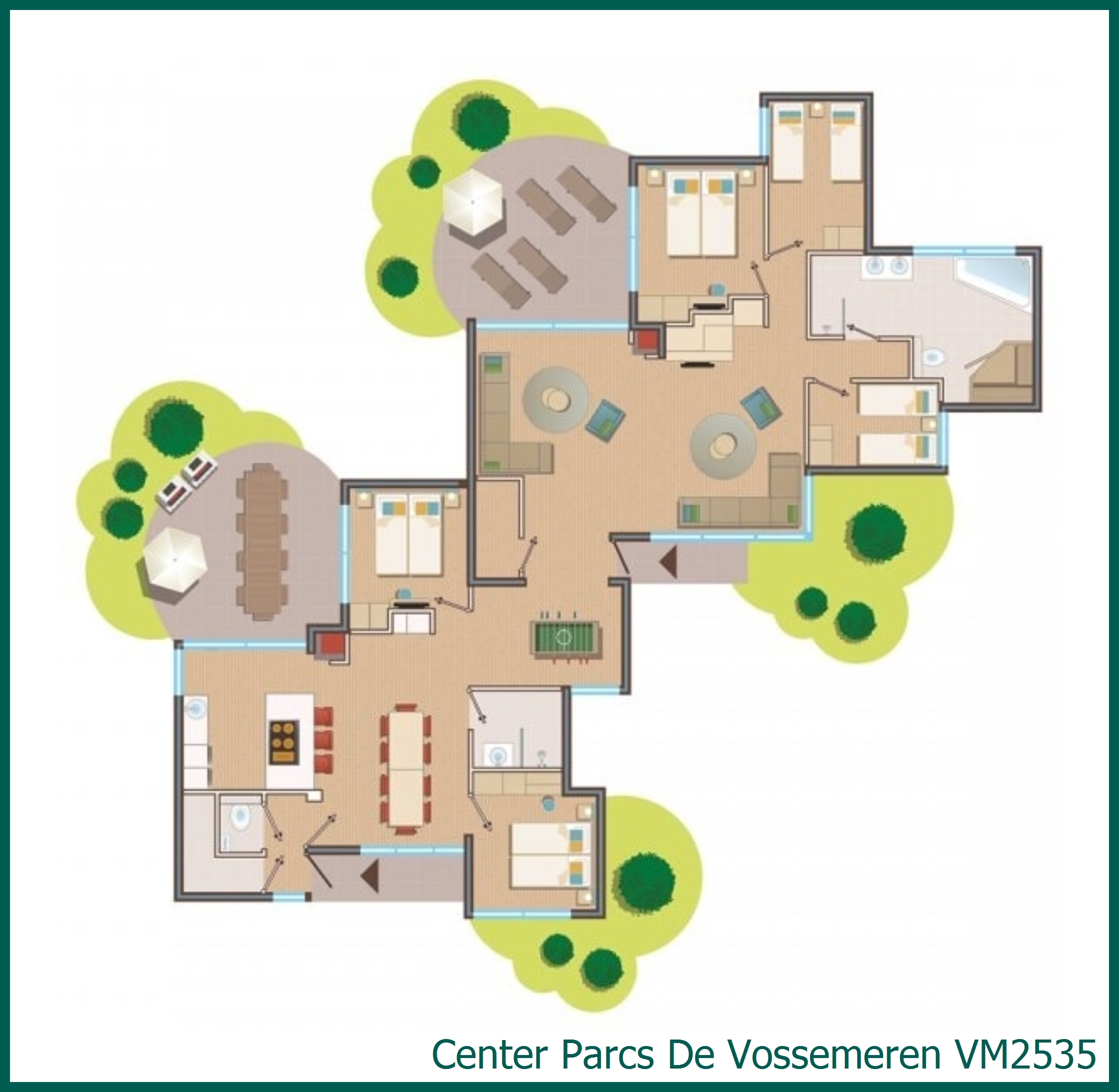 VIP cottage VM2535 at De Vossemeren