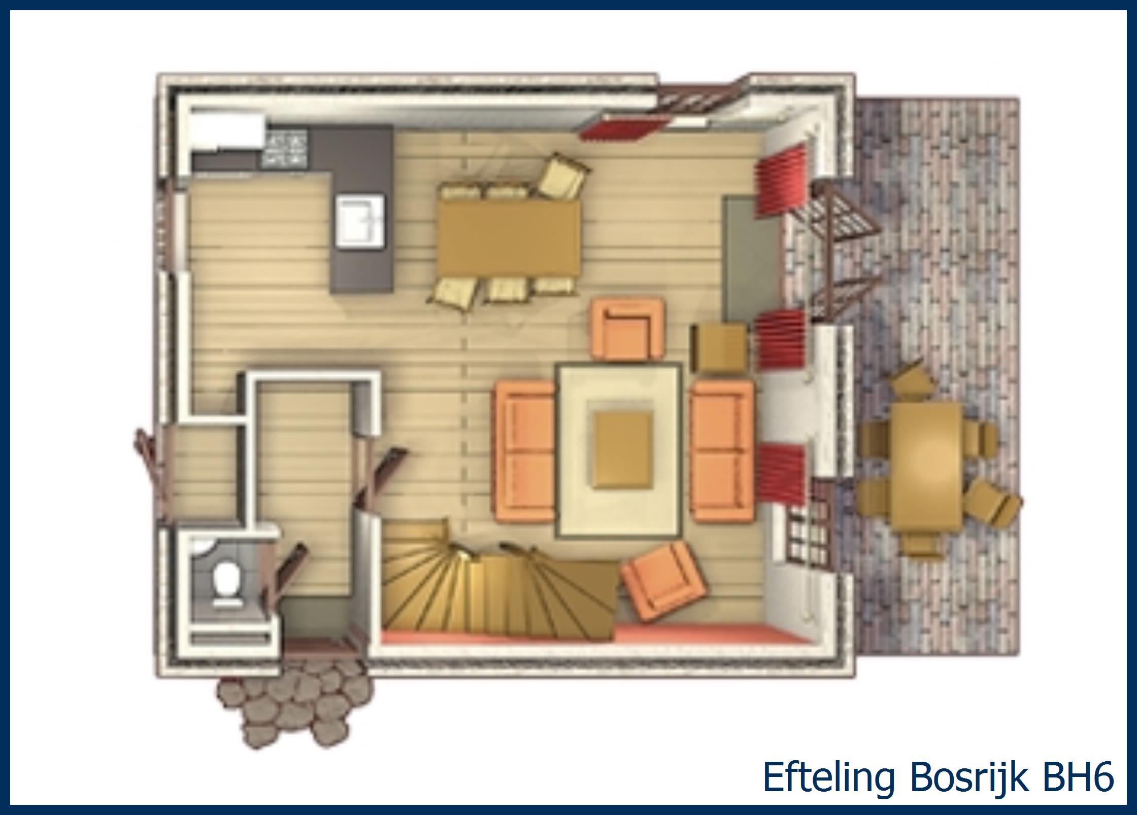 Woodland House 6-person BH6 at Bosrijk