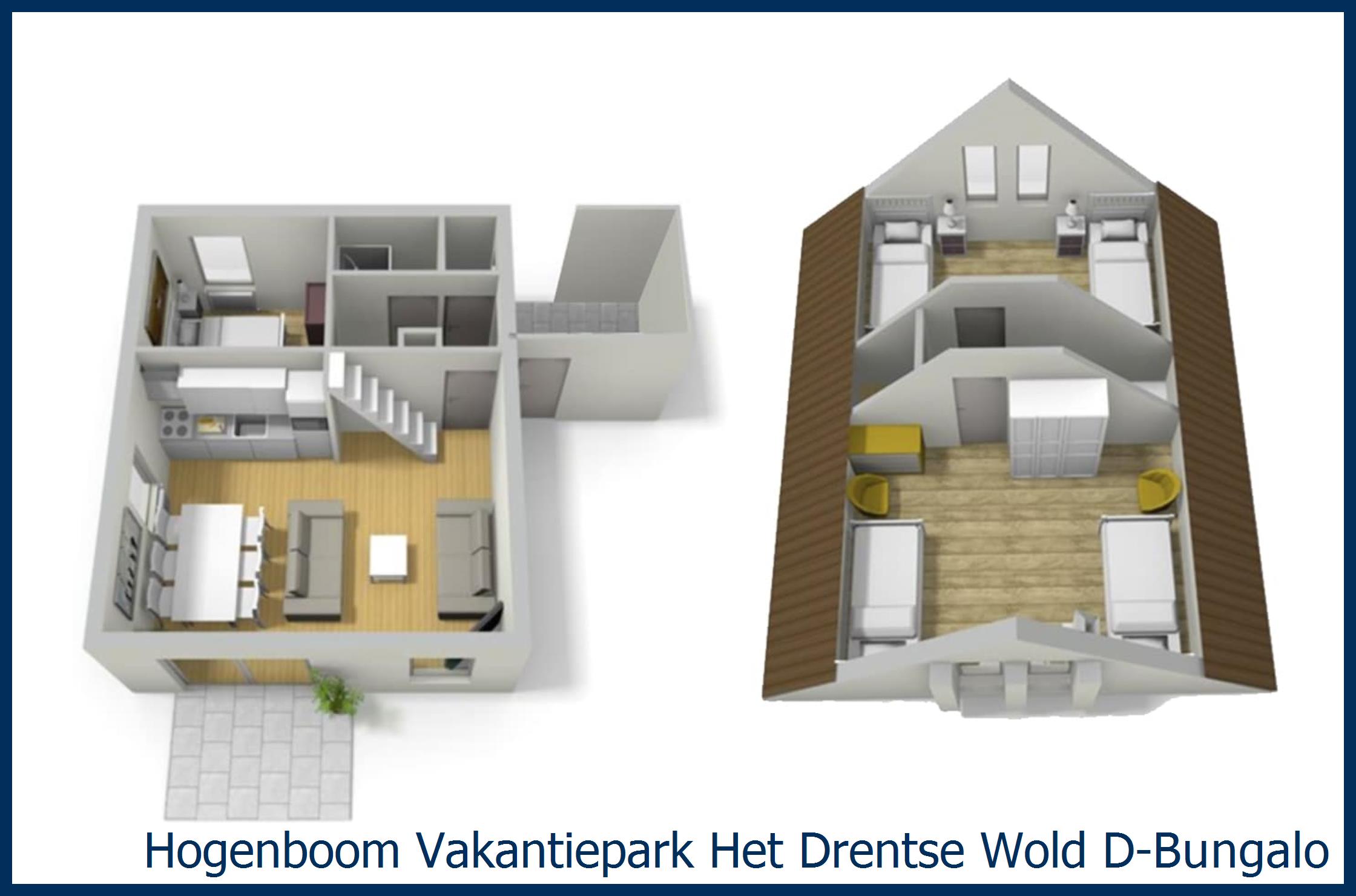 Bungalow D--6 at Het Drentse Wold