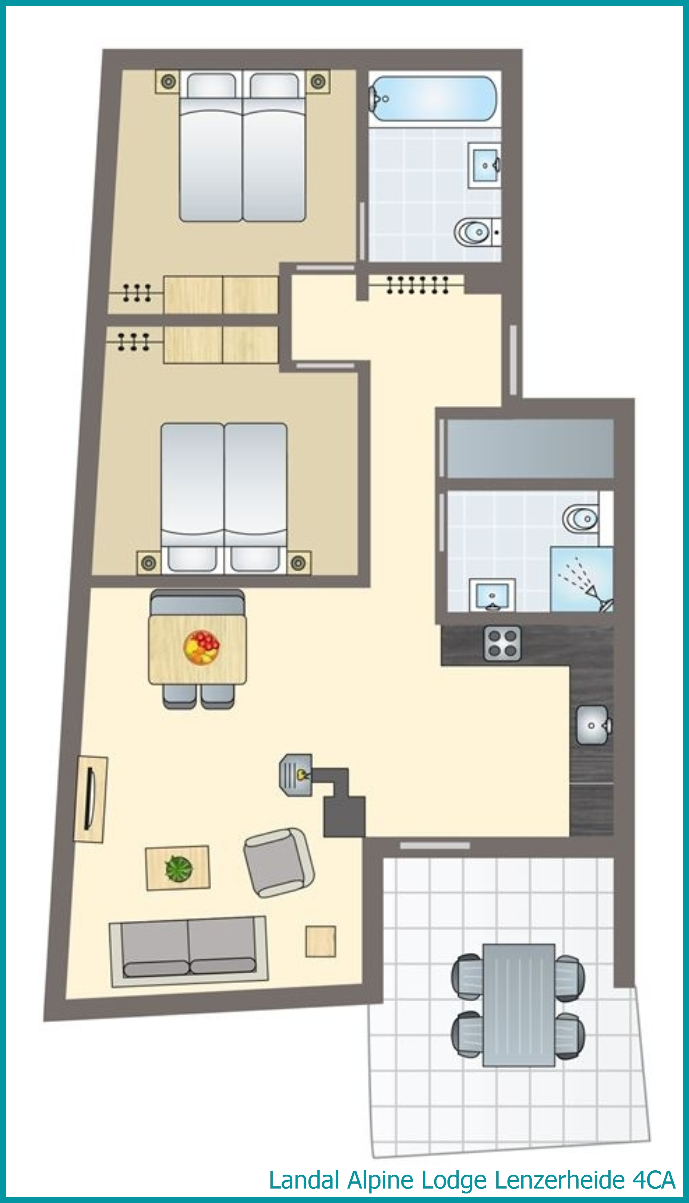 4-person apartment 4CA at Alpine Lodge Lenzerheide