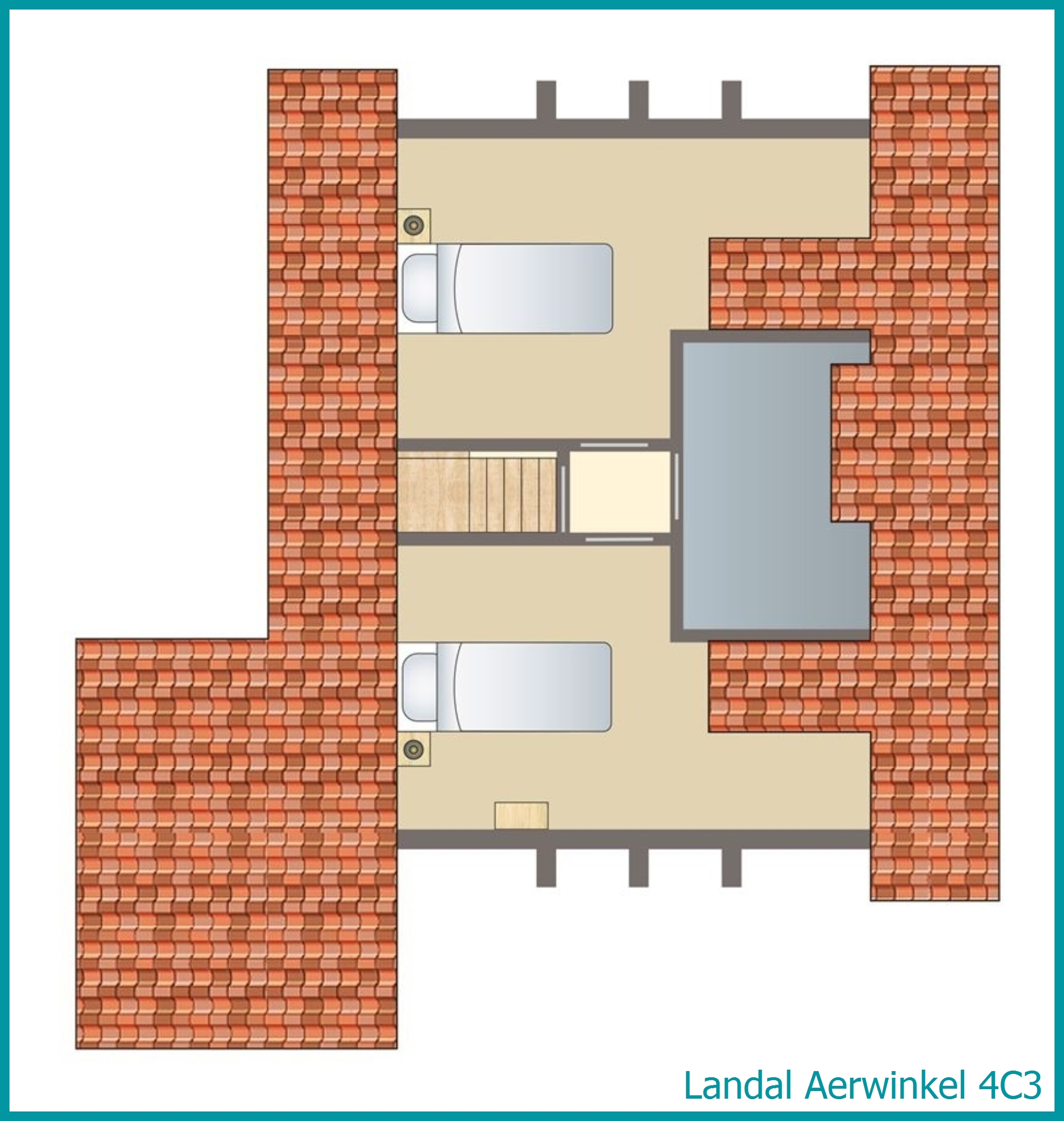 4-person bungalow 4C3 at Aerwinkel