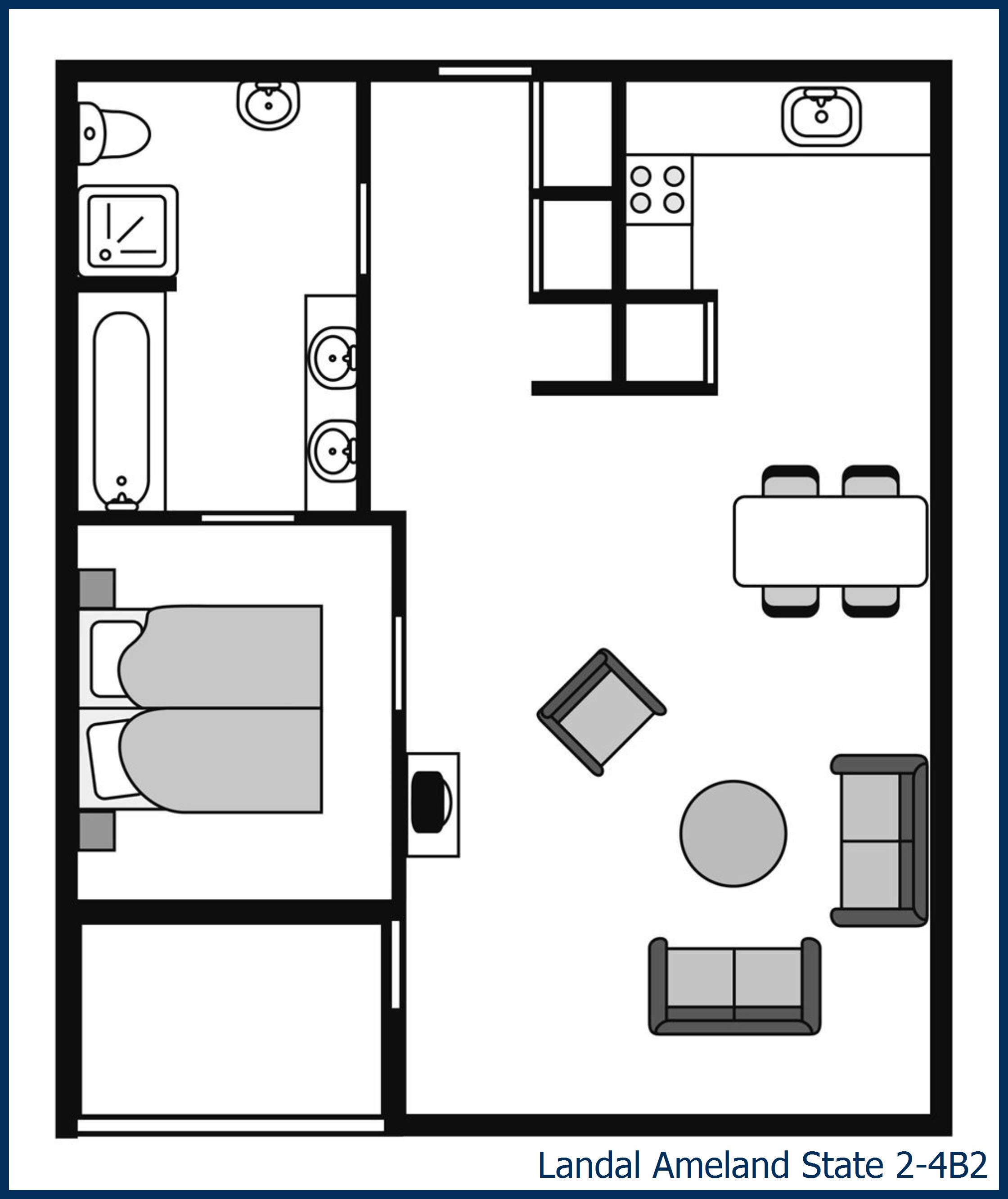 Apartment 2-4B2 at Ameland State