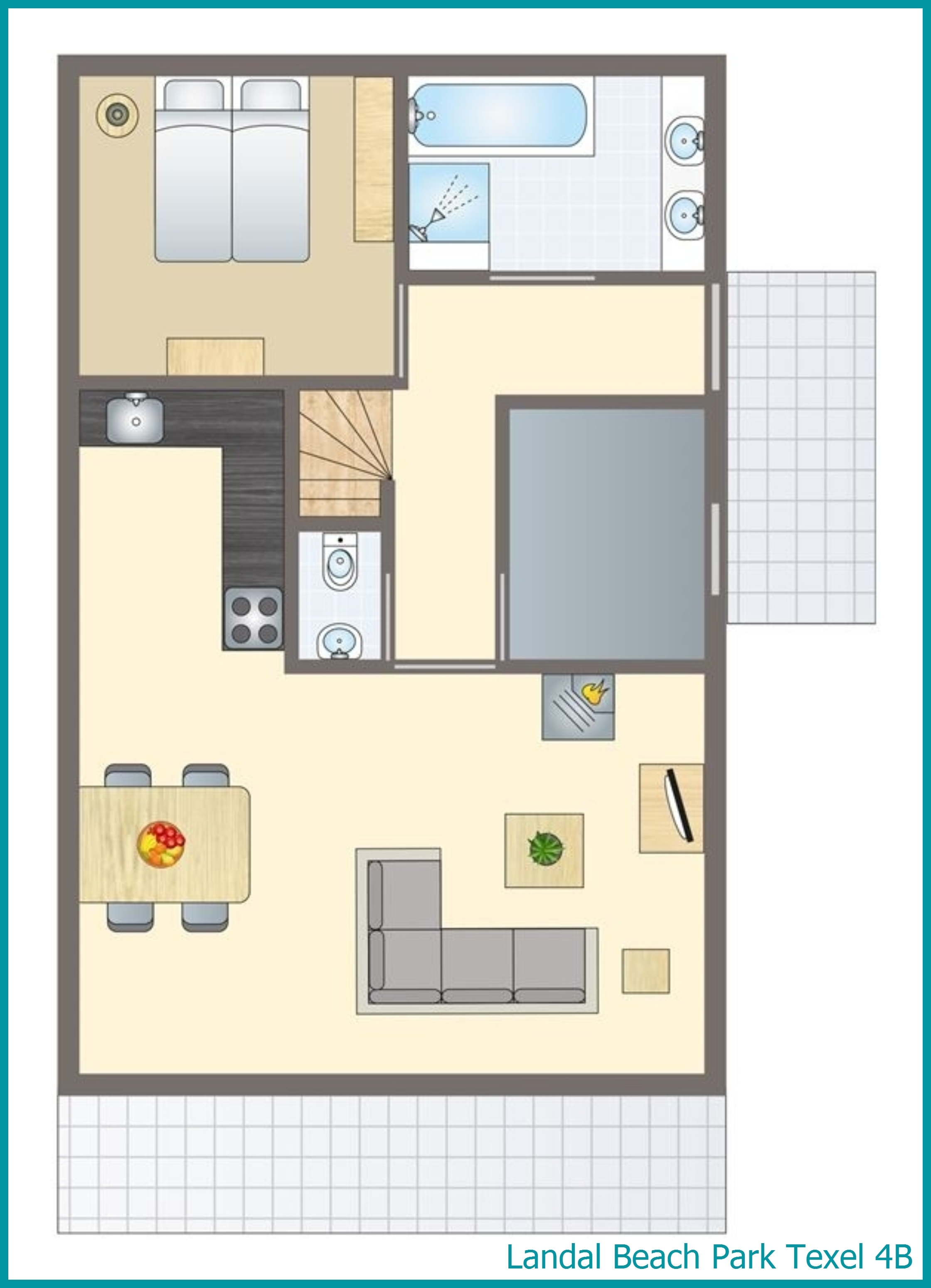 4-person villa 4B at Beach Park Texel