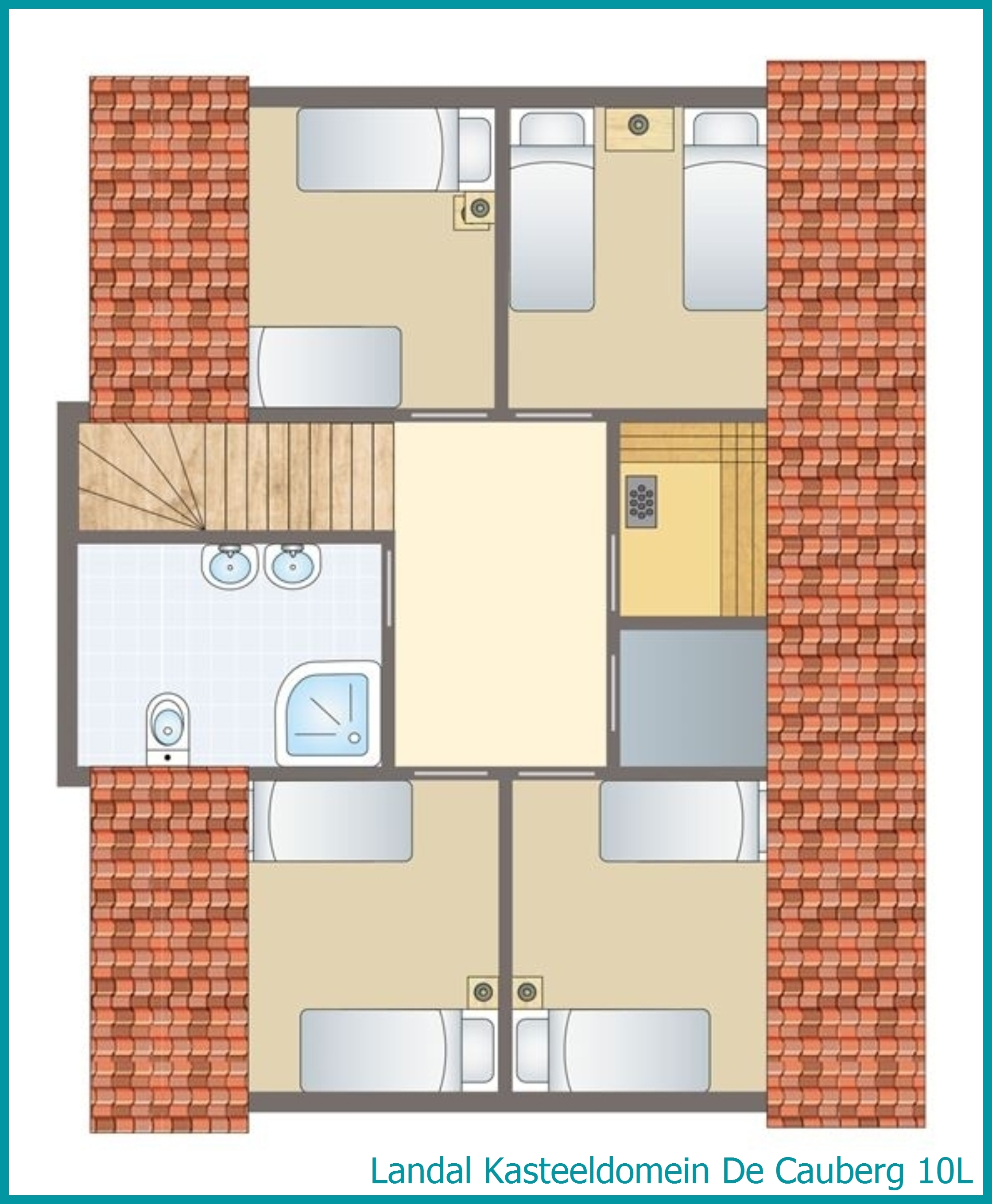 10-person villa 10L at Kasteeldomein De Cauberg