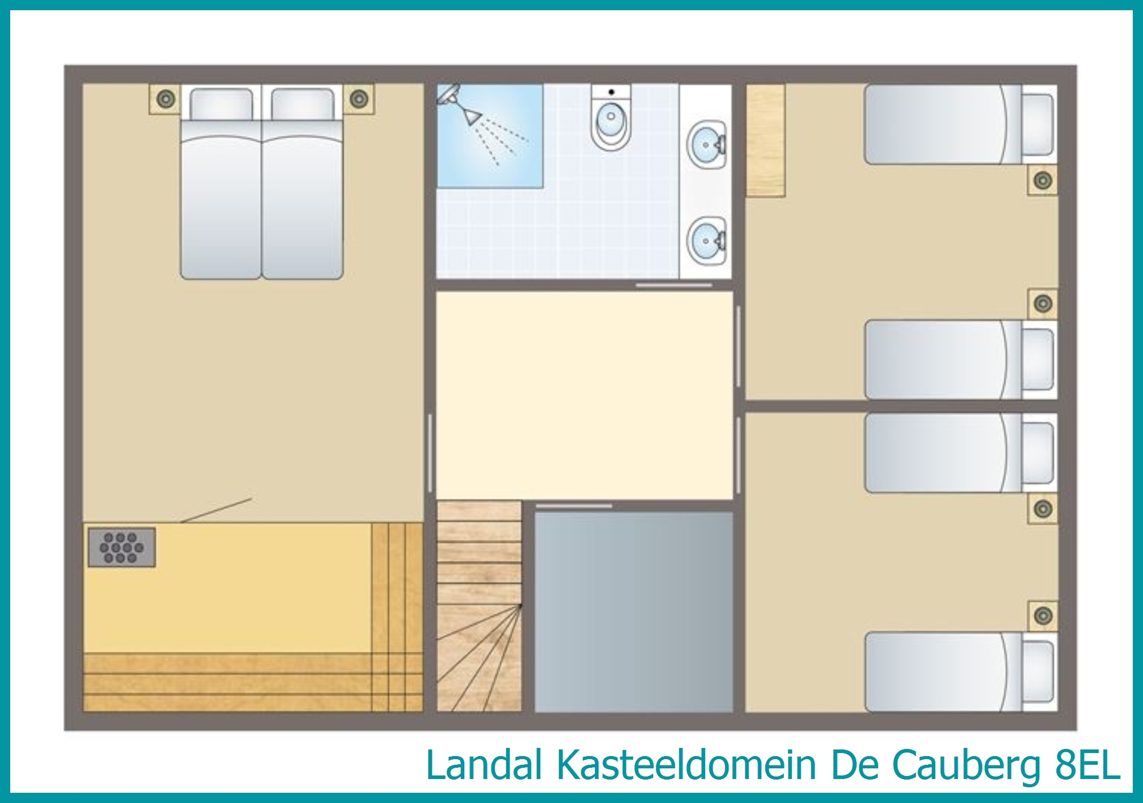 8-person villa 8EL at Kasteeldomein De Cauberg