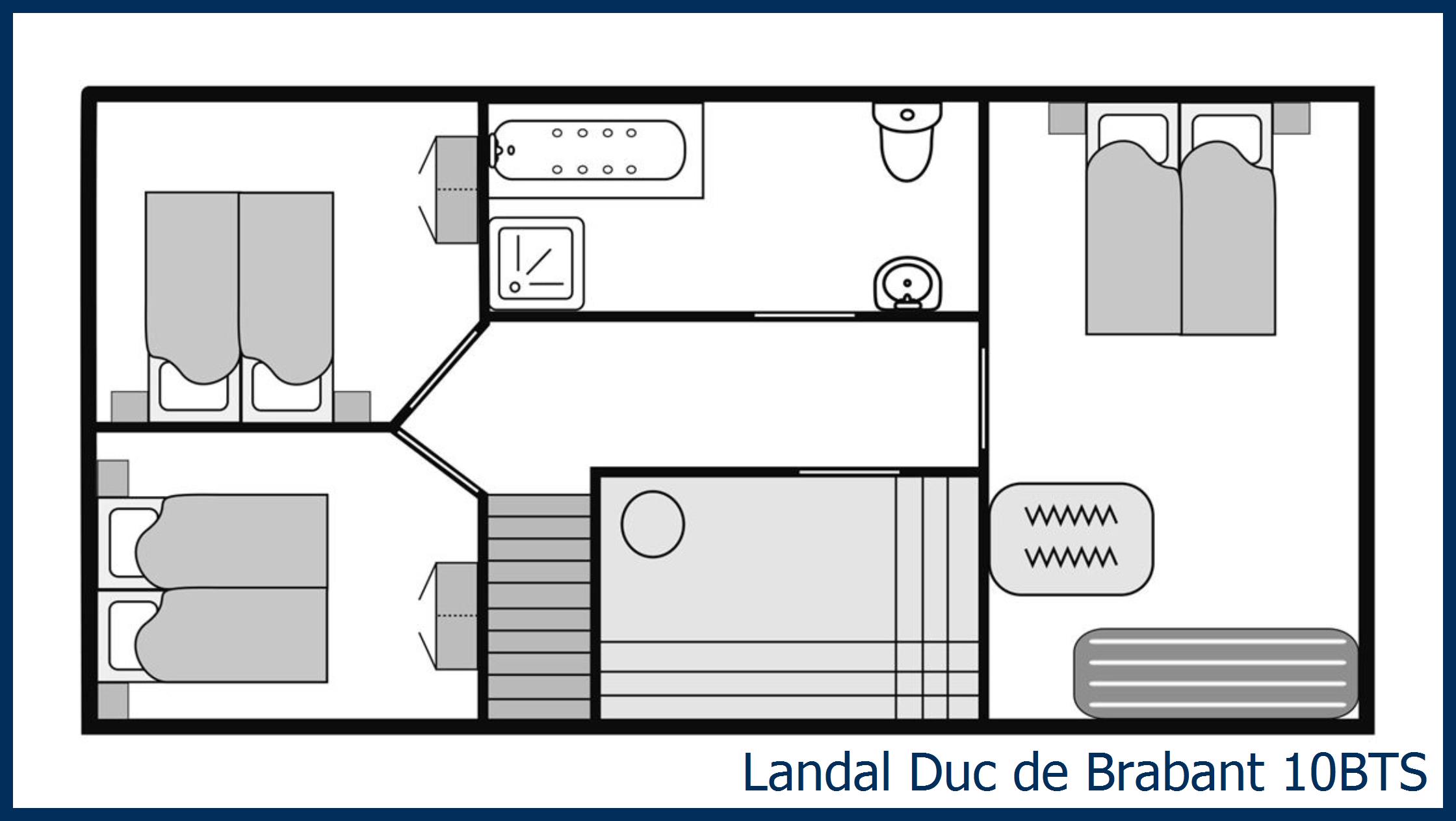 Bungalow - Extra accessible 10BTS at Duc de Brabant