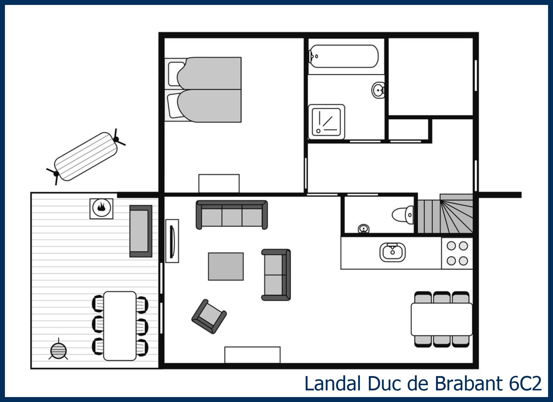Bungalow 6C2 at Duc de Brabant
