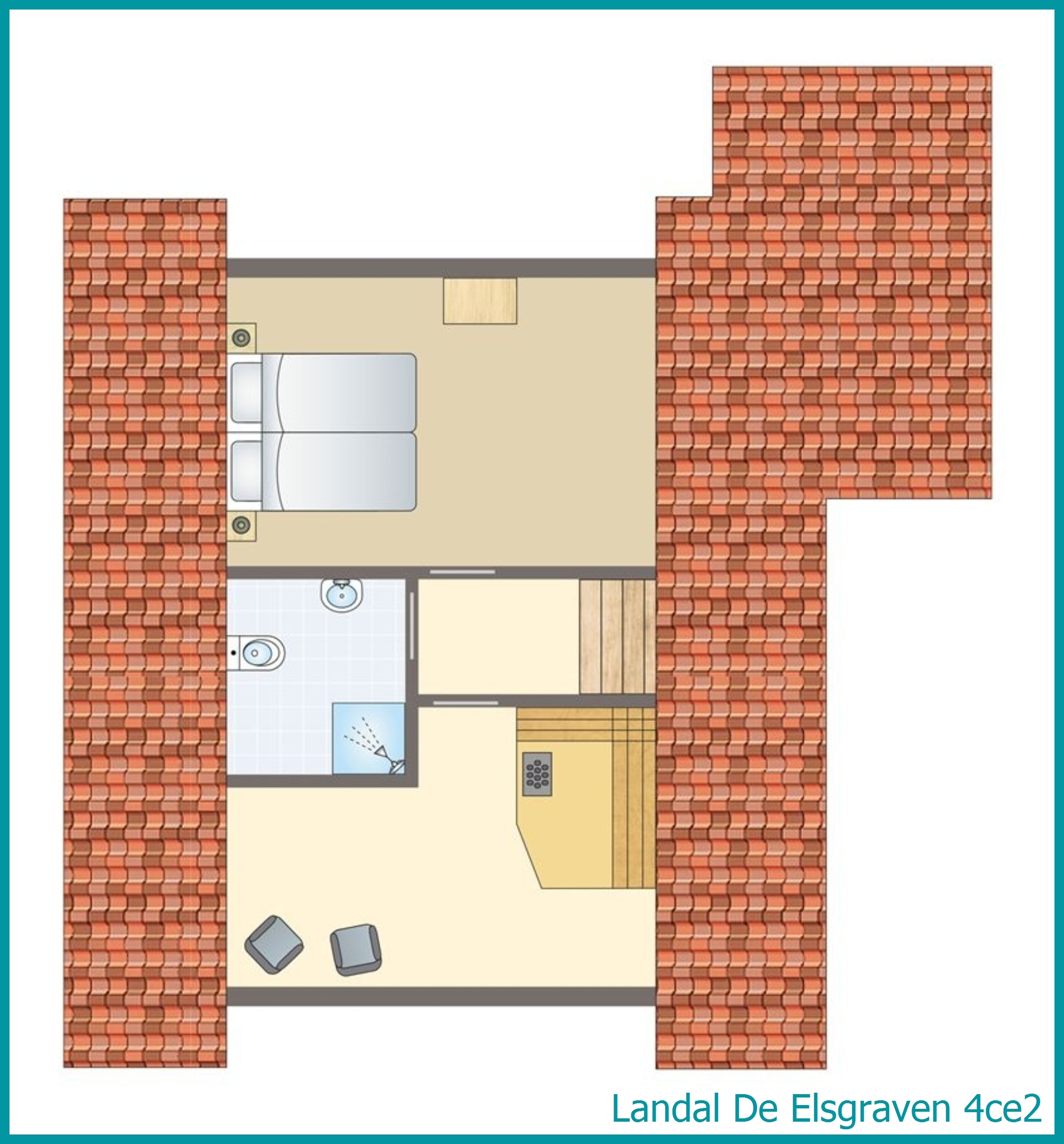 4-person bungalow 4ce2 at De Elsgraven