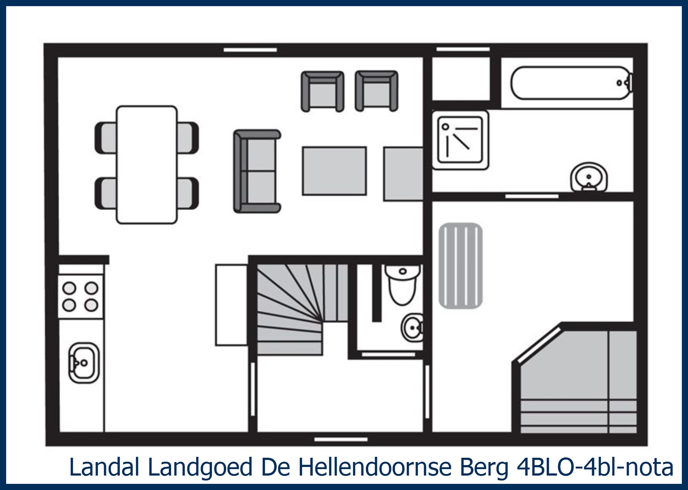 Bungalow 4BLO-4bl-notariswoning at De Hellendoornse Berg