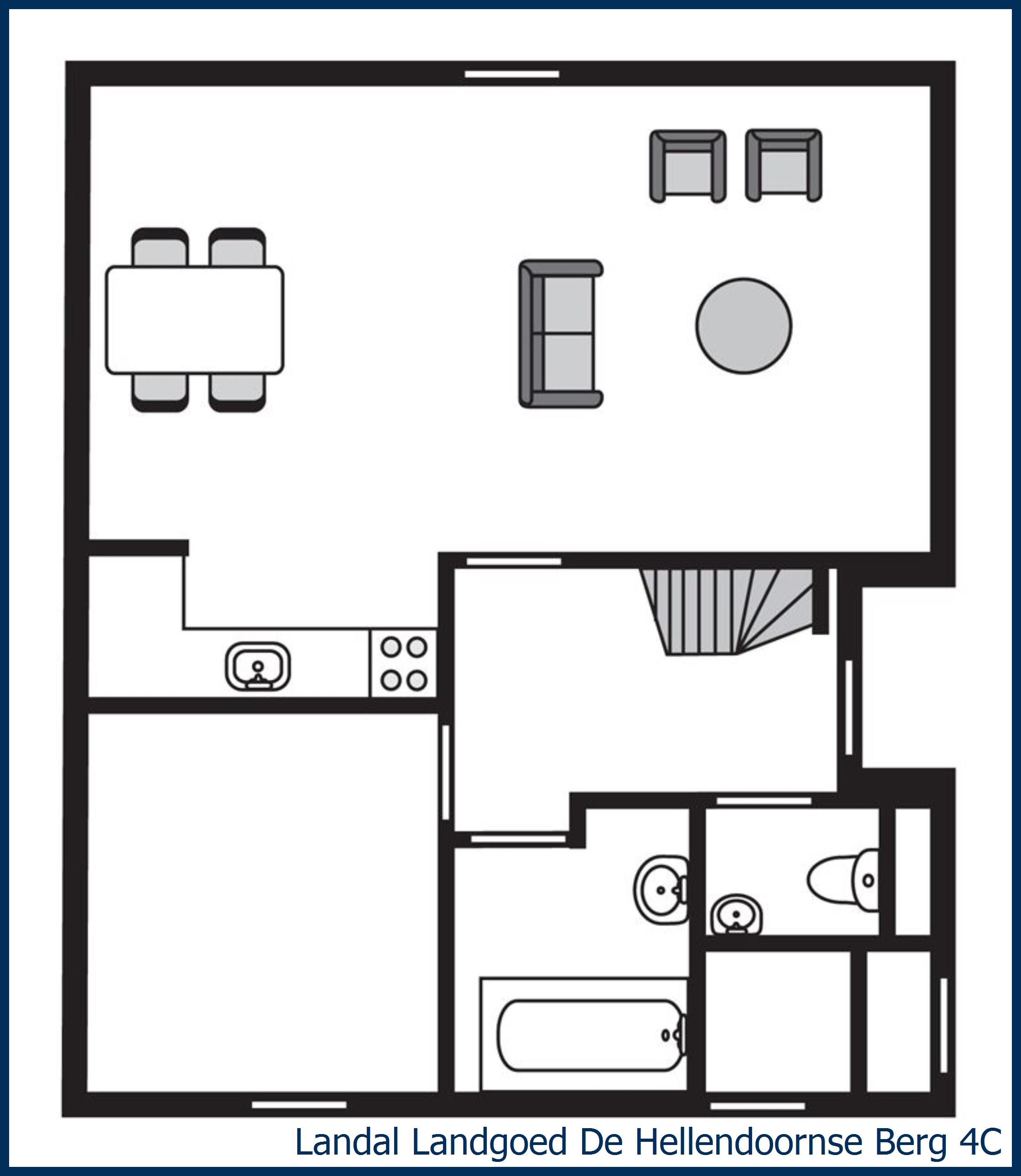 4-person bungalow 4C at De Hellendoornse Berg
