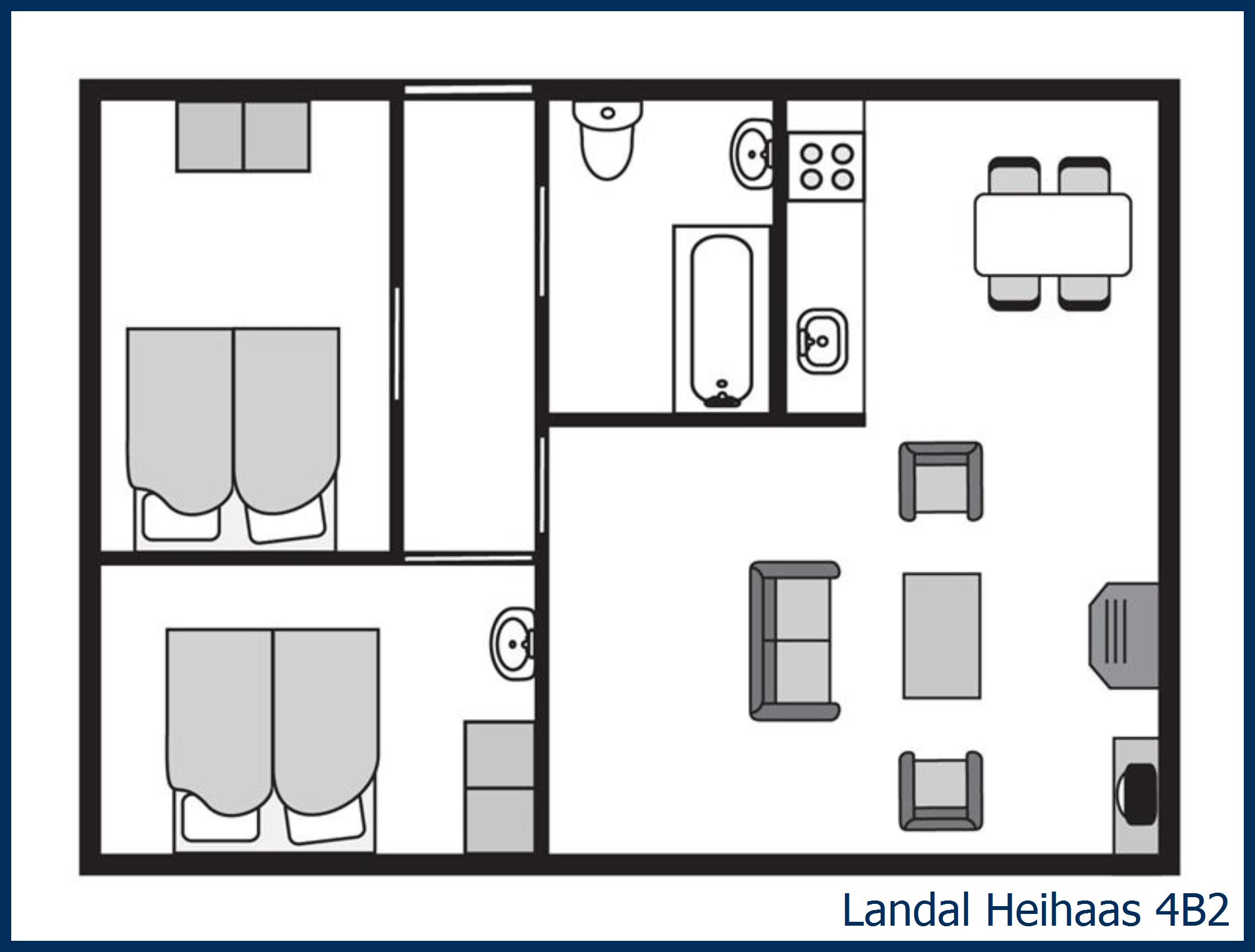 Bungalow 4B2 at Heihaas