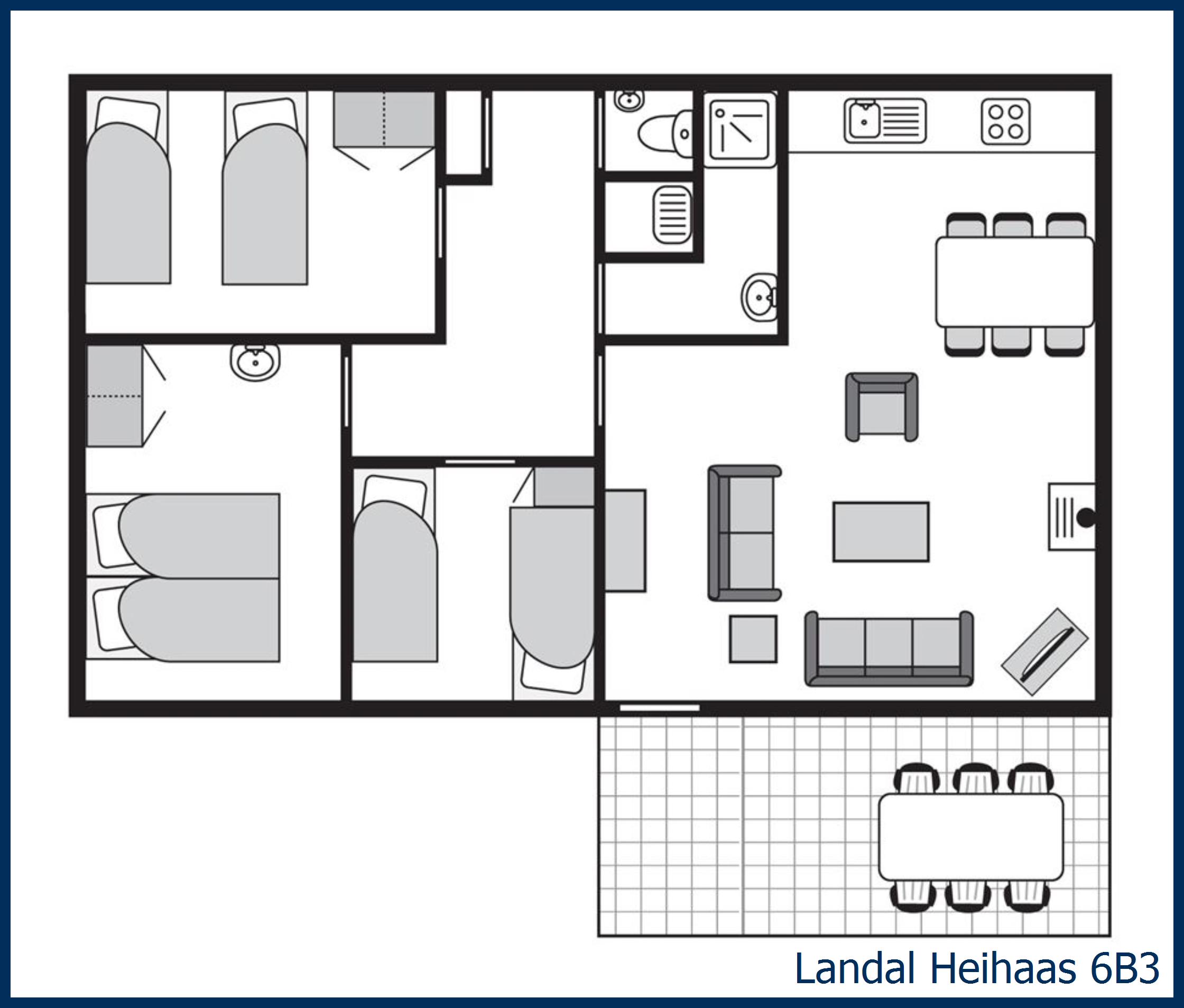 Bungalow 6B3 at Heihaas