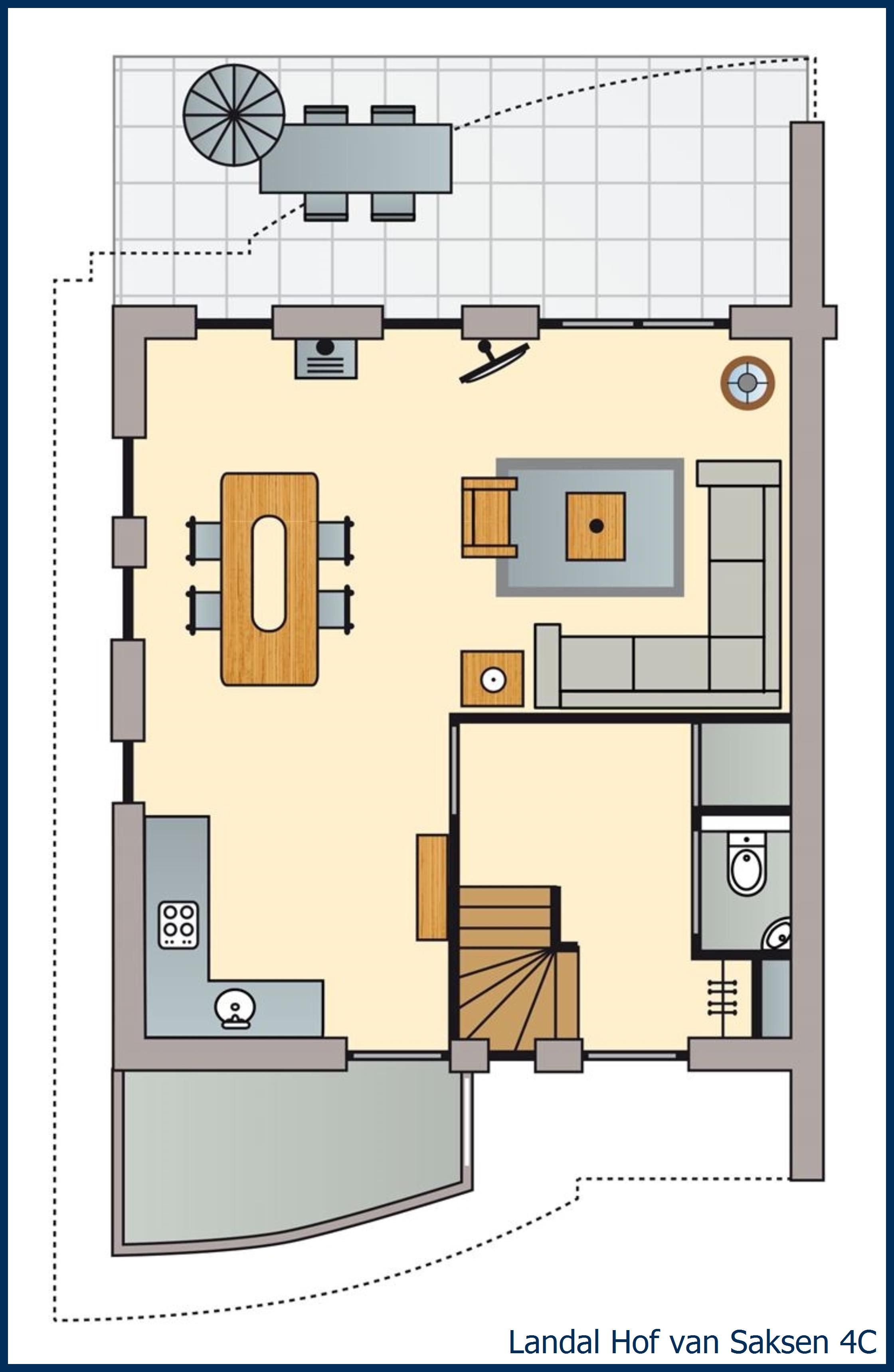 Farmhouse 4C at Hof van Saksen