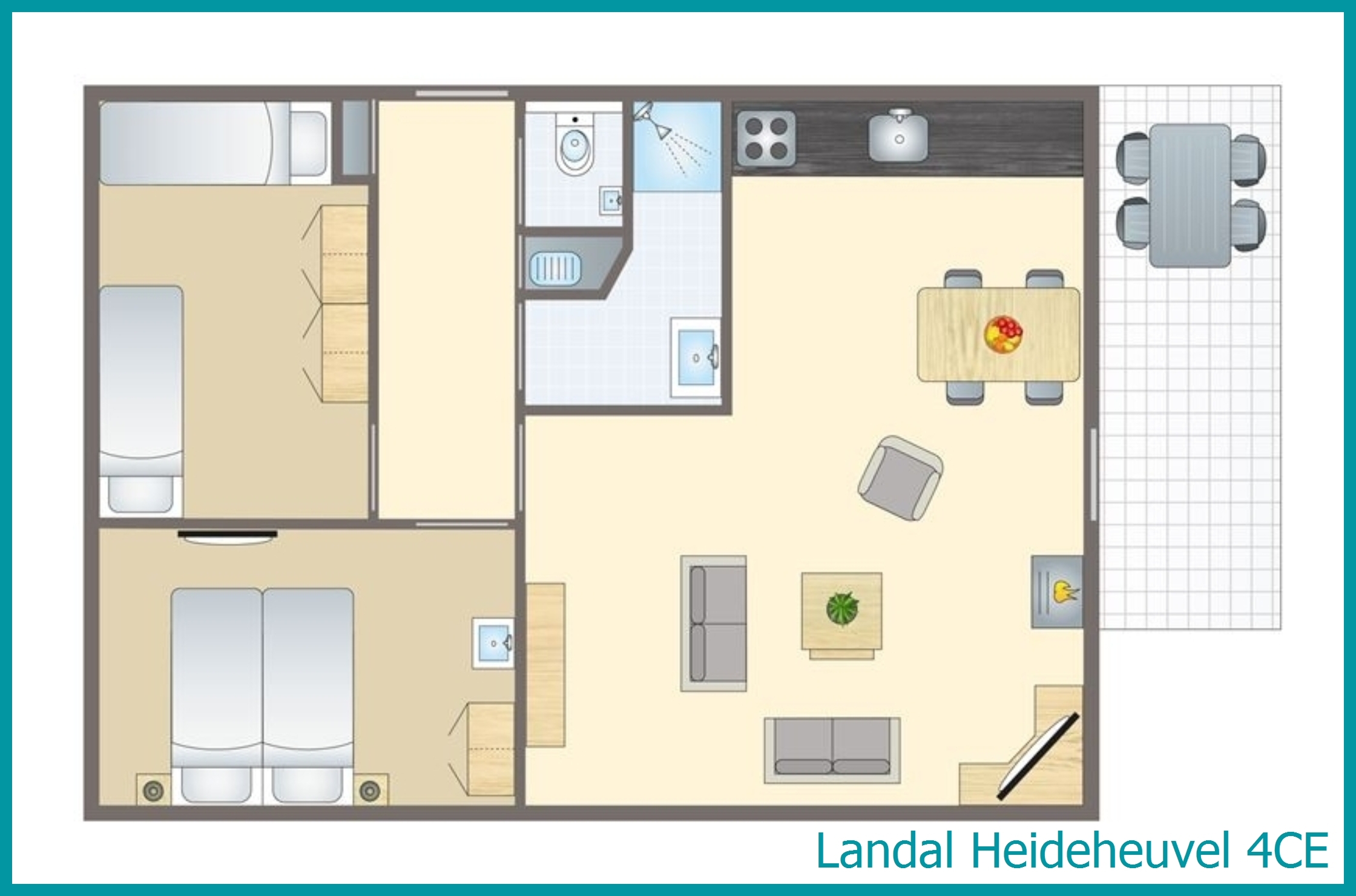 4-person bungalow 4CE at Heideheuvel