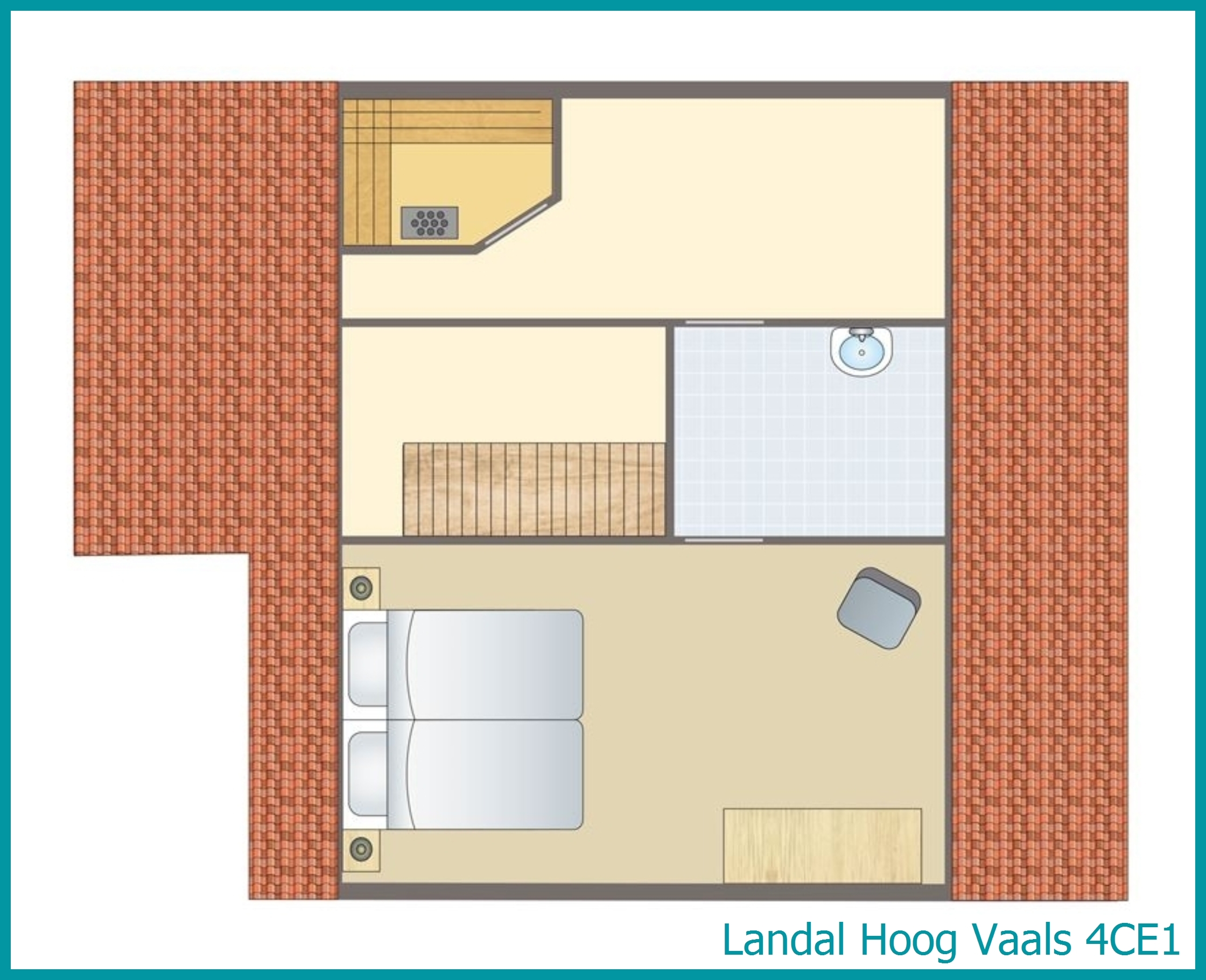 4-person bungalow 4CE1 at Hoog Vaals