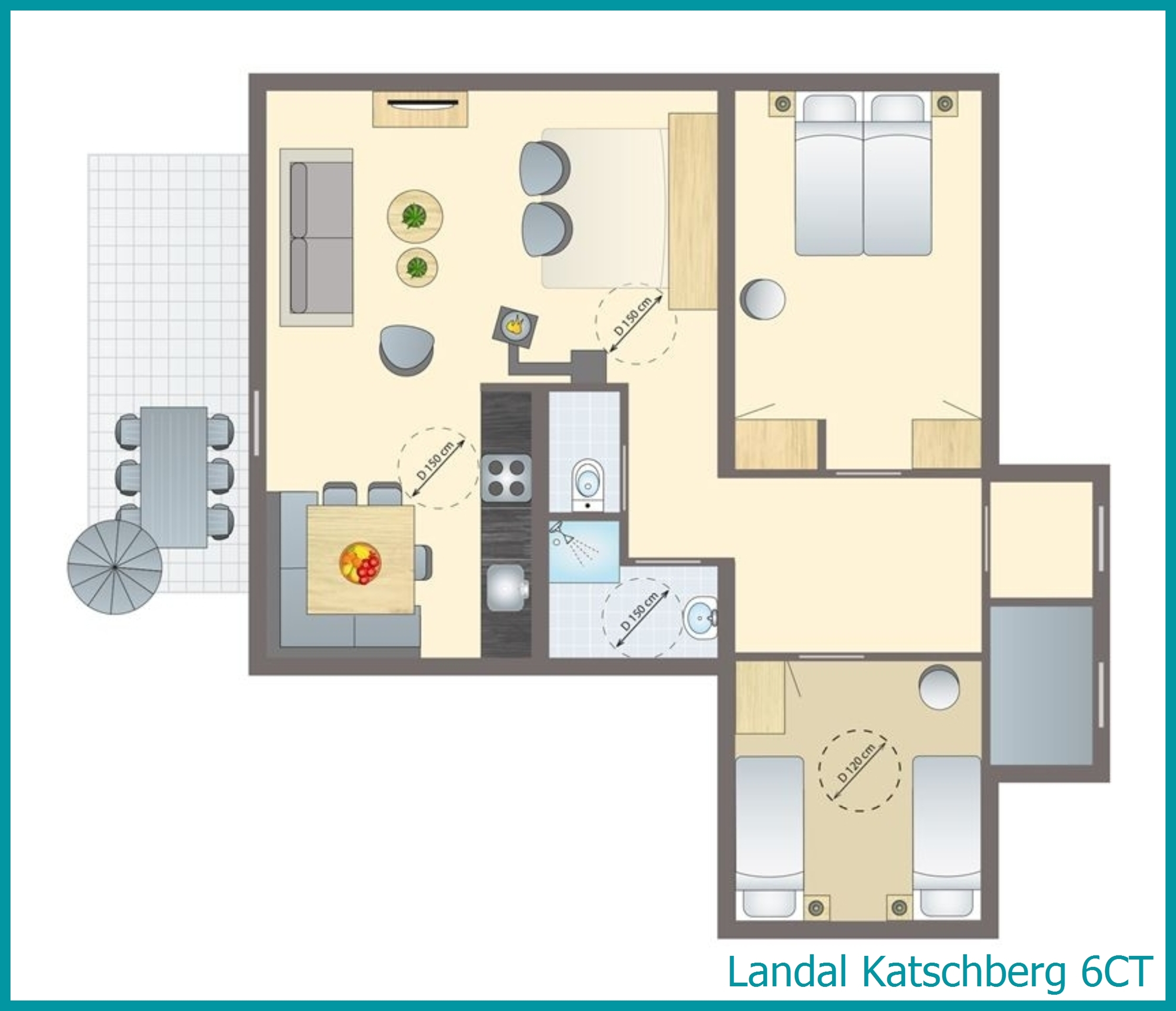 6-person apartment 6CT at Katschberg