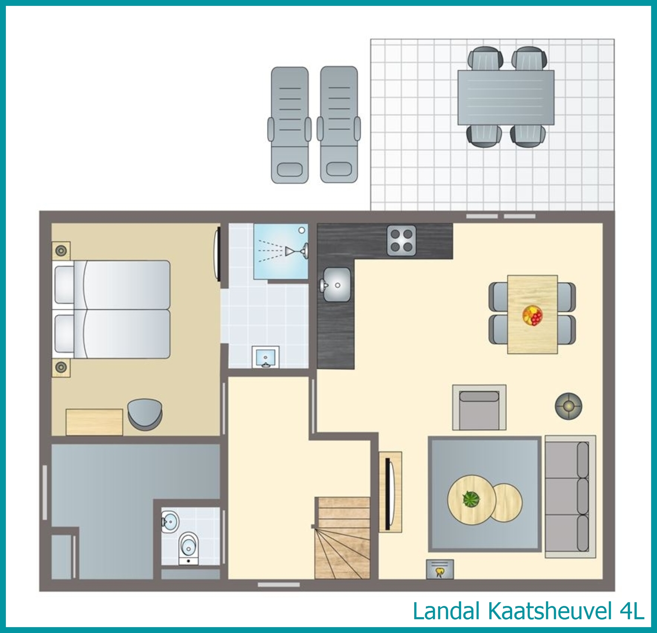 4-person vacation home 4L at Kaatsheuvel