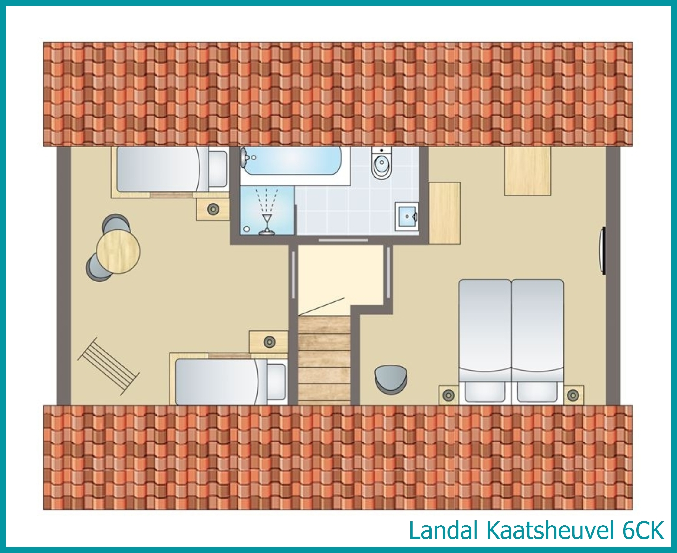 6-person children's vacation home 6CK at Kaatsheuvel