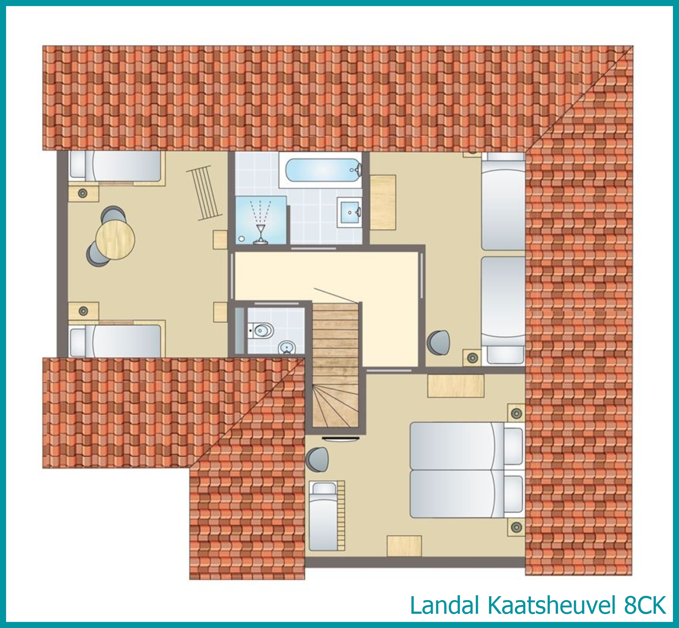 8-person children's vacation home 8CK at Kaatsheuvel