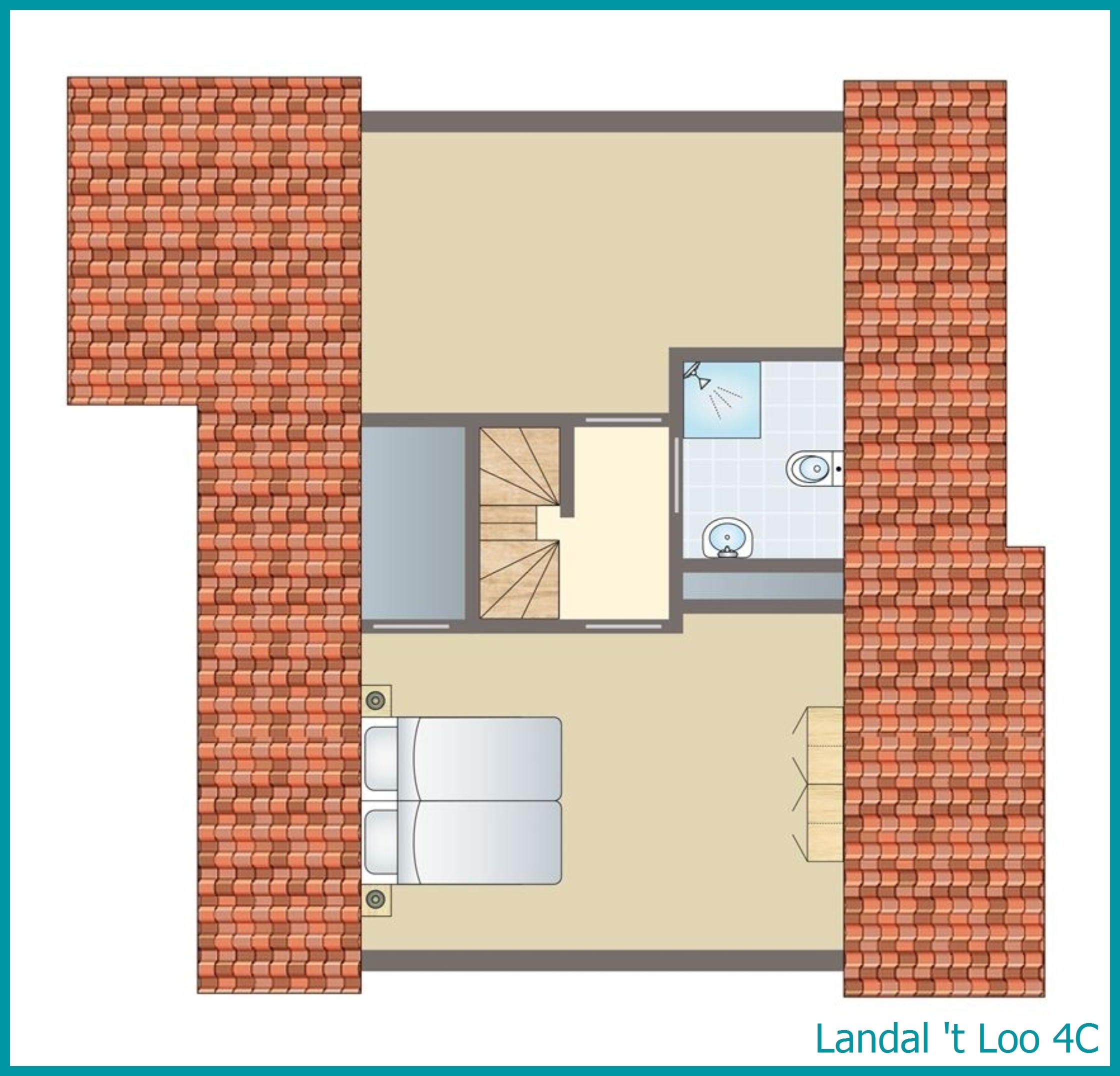 4-person bungalow 4C at 't Loo