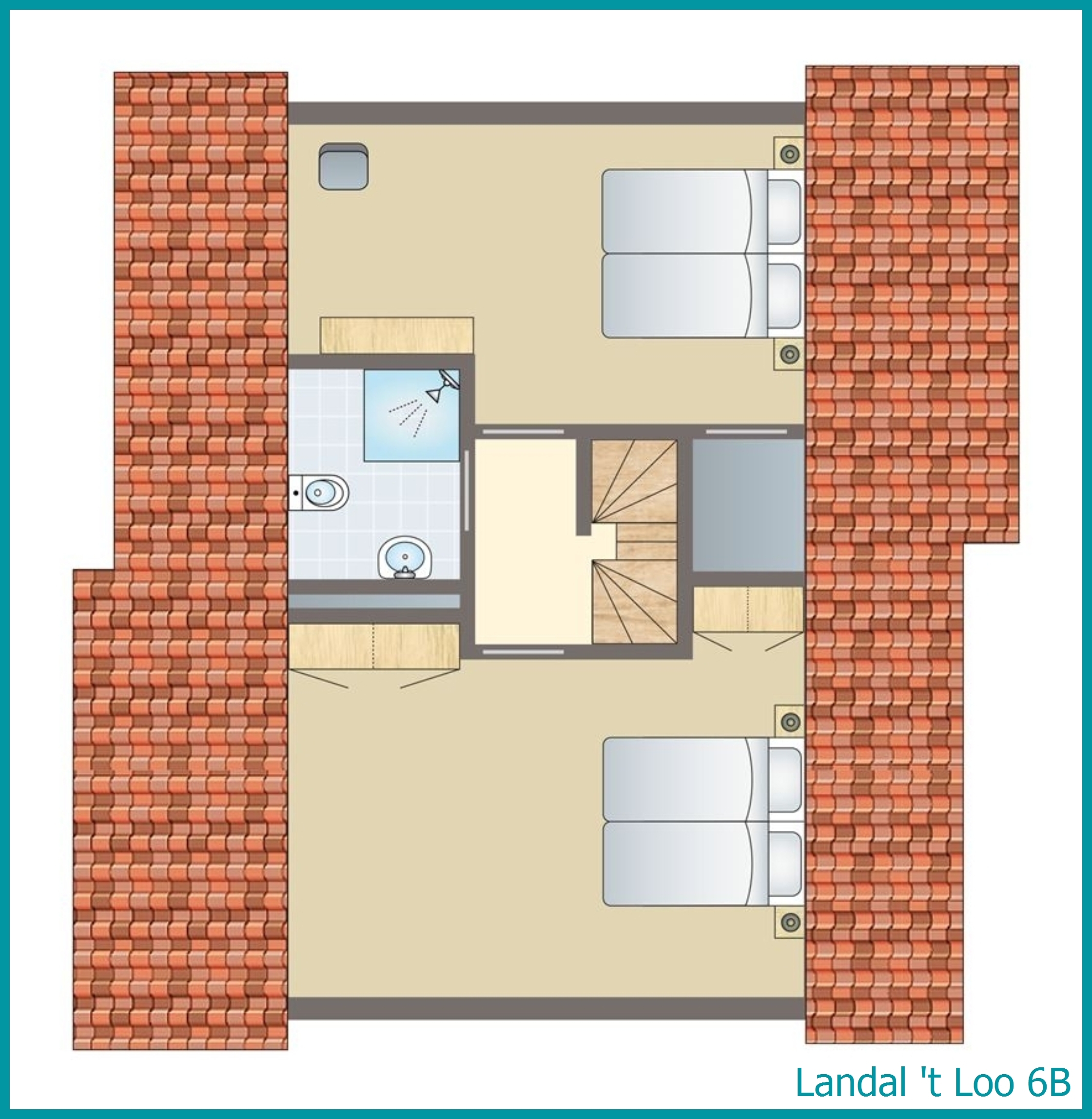 6-person bungalow 6B at 't Loo