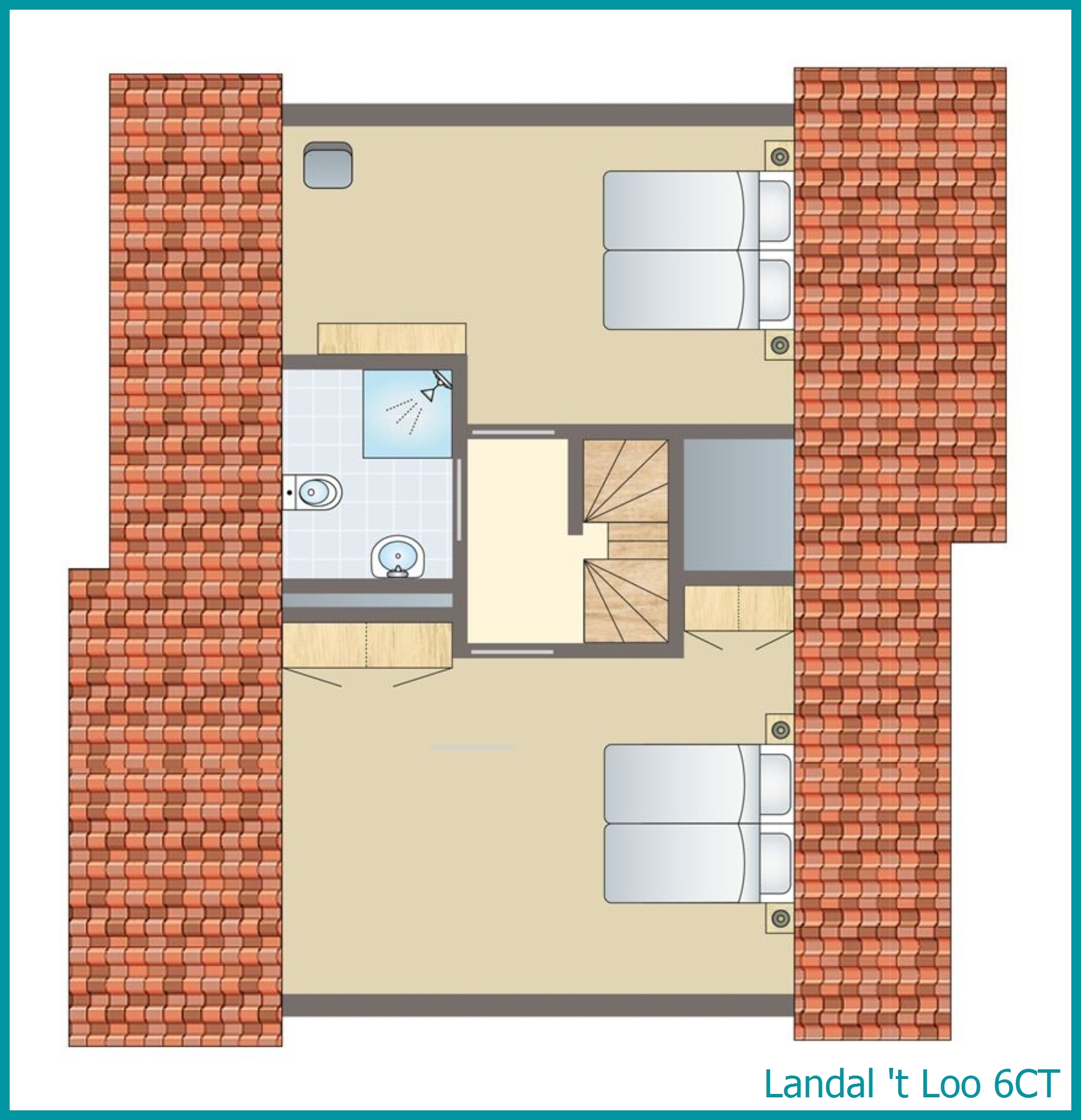 6-person bungalow 6CT at 't Loo