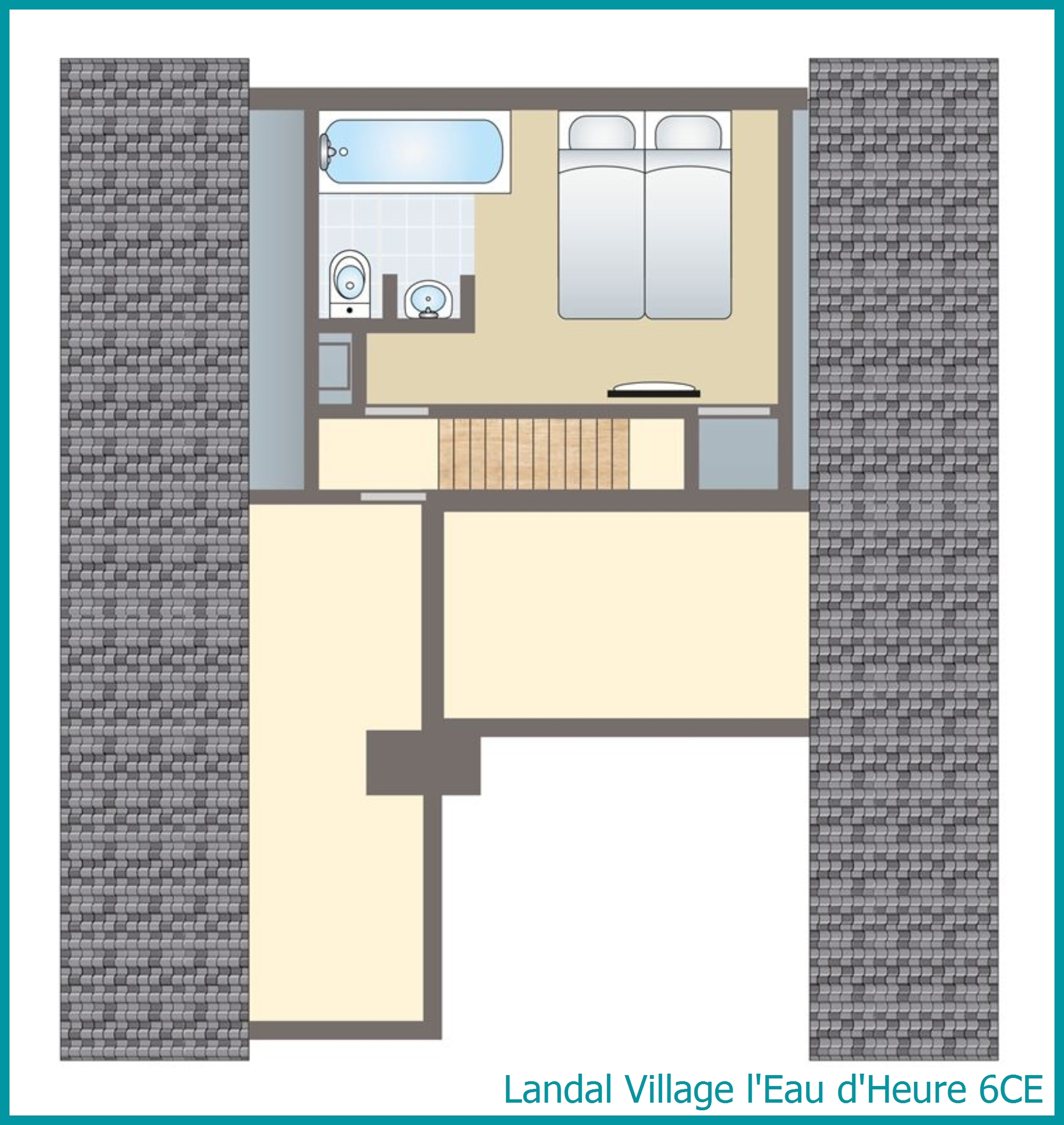 6-person bungalow 6CE at Village l'Eau d'Heure