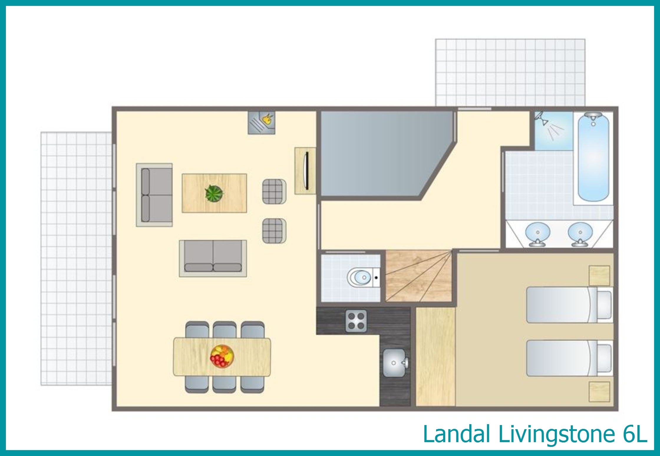 6-person villa 6L at Livingstone