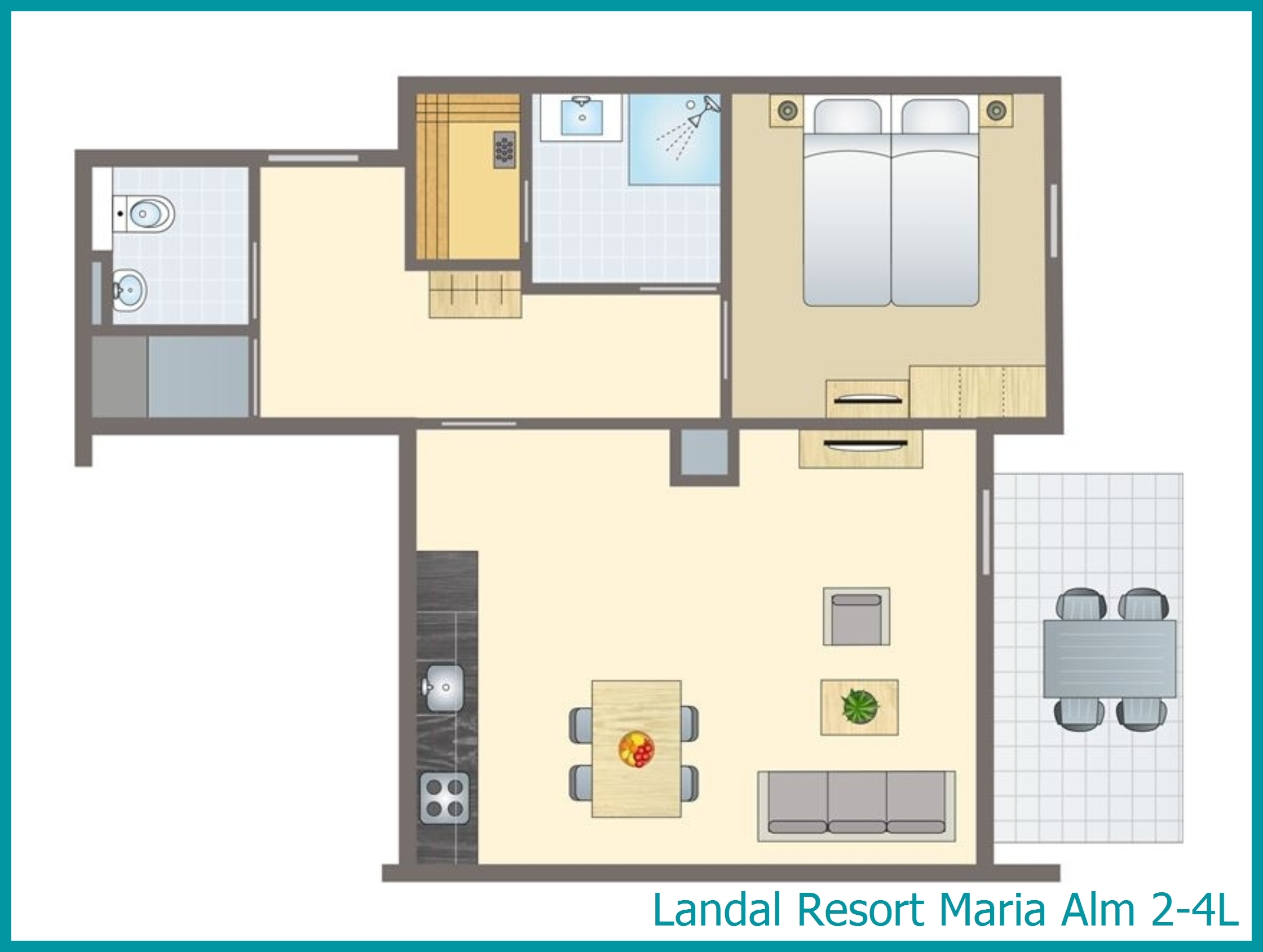 2-4-person apartment 2-4L at Resort Maria Alm