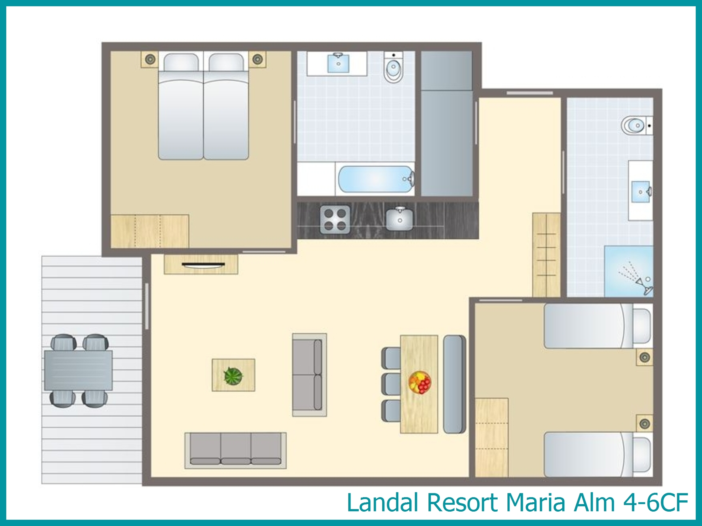 4-6-person apartment 4-6CF at Resort Maria Alm
