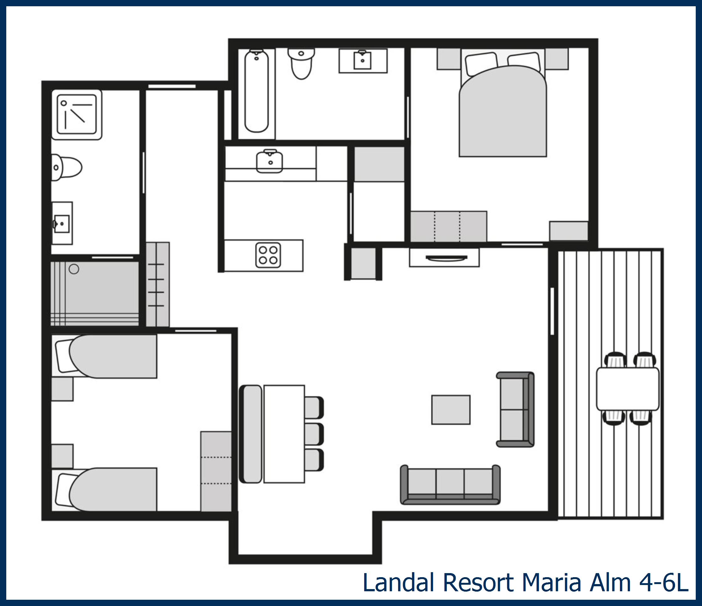 4-6-person apartment 4-6L at Resort Maria Alm