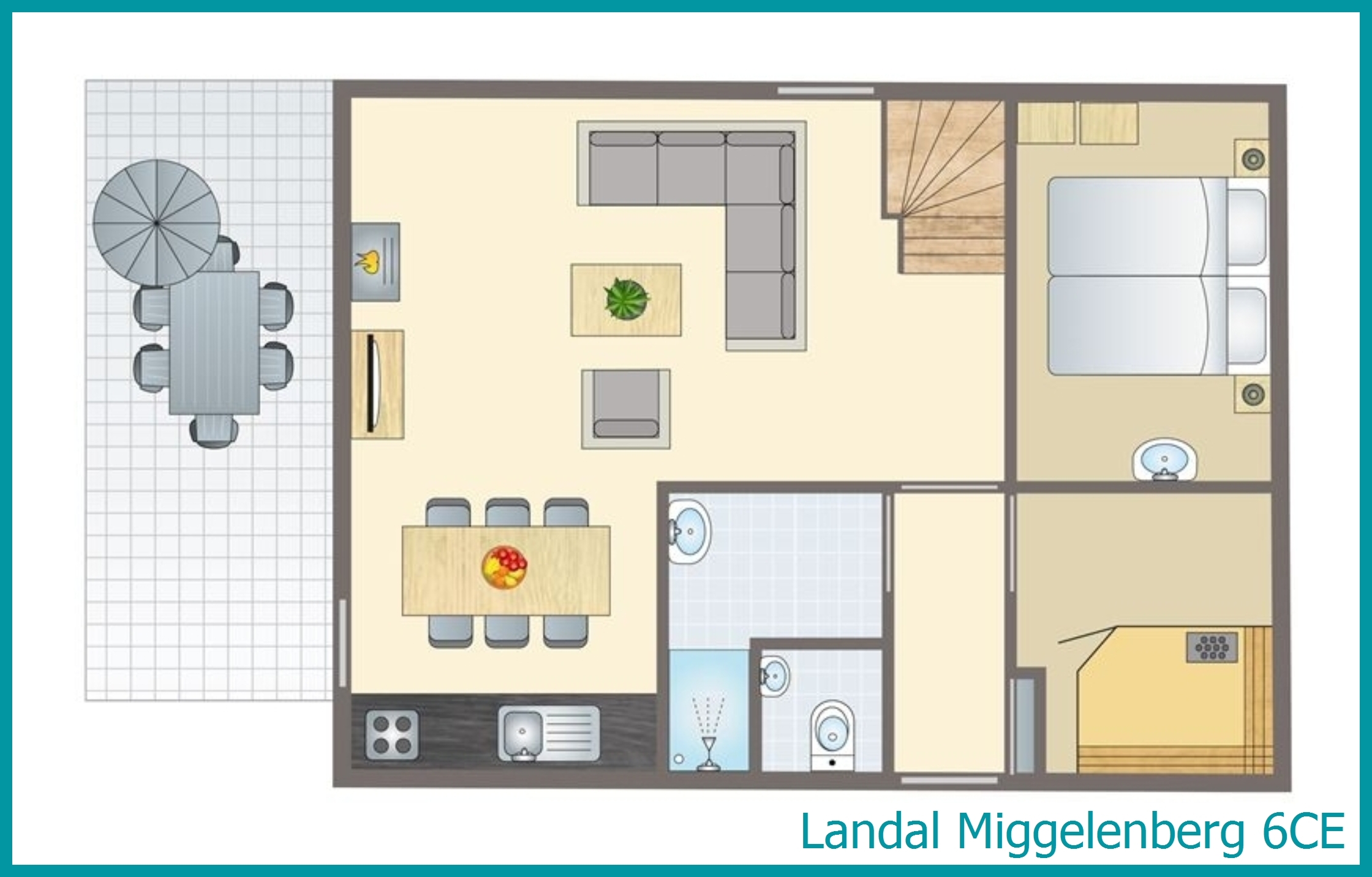 6-person bungalow 6CE at Miggelenberg
