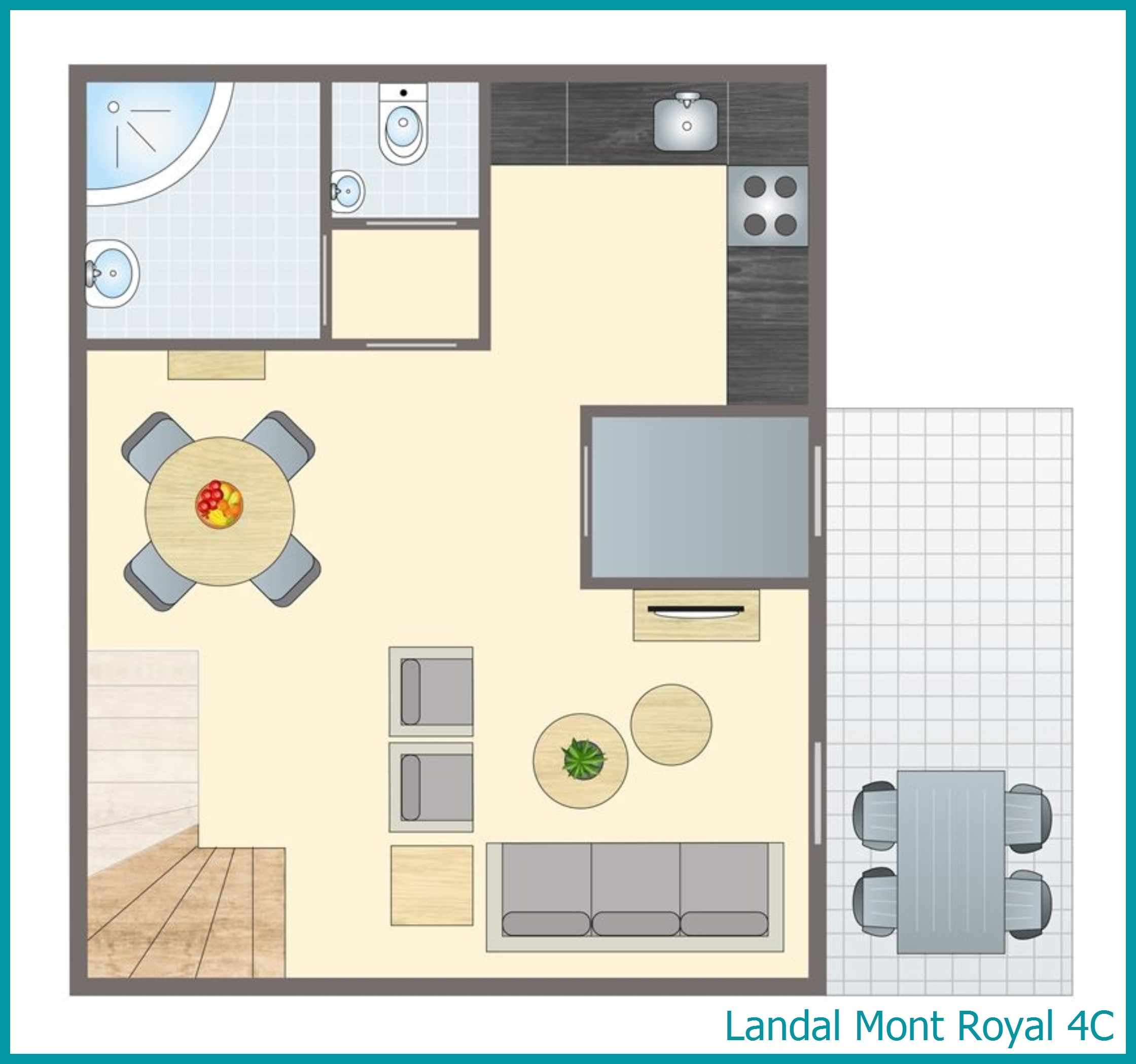 4-person bungalow 4C at Mont Royal