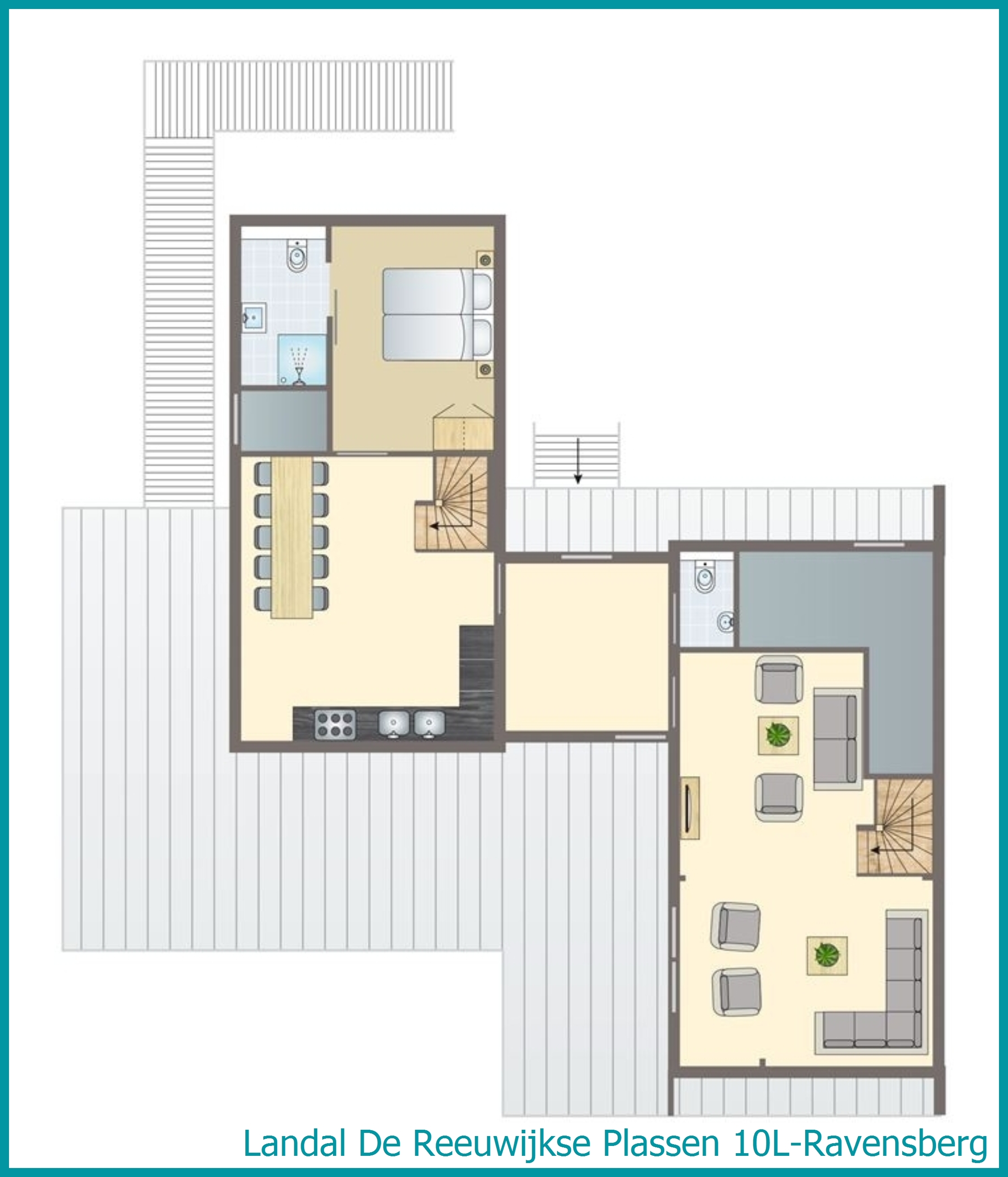 10-person water residence 10L-Ravensberg at De Reeuwijkse Plassen
