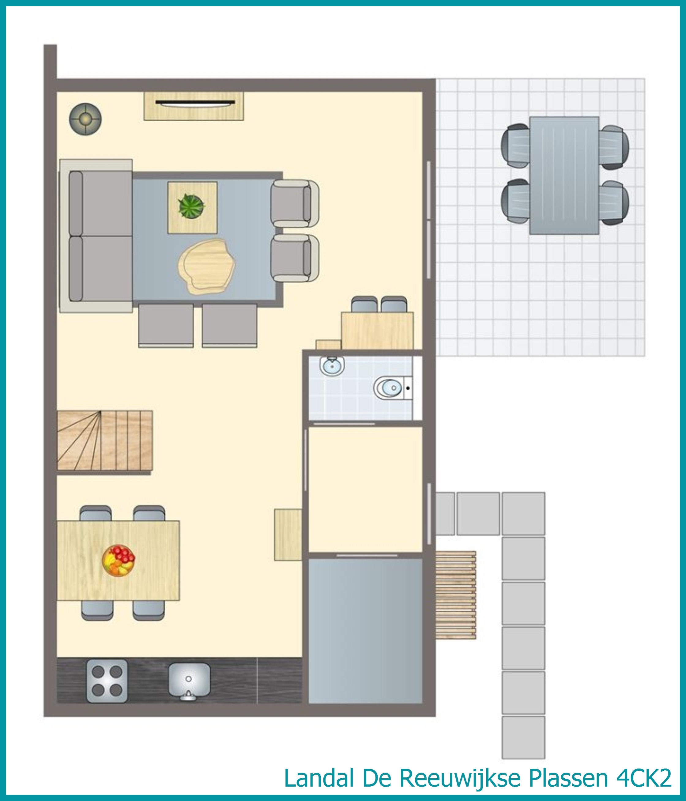 4-person children's residence 4CK2 at De Reeuwijkse Plassen