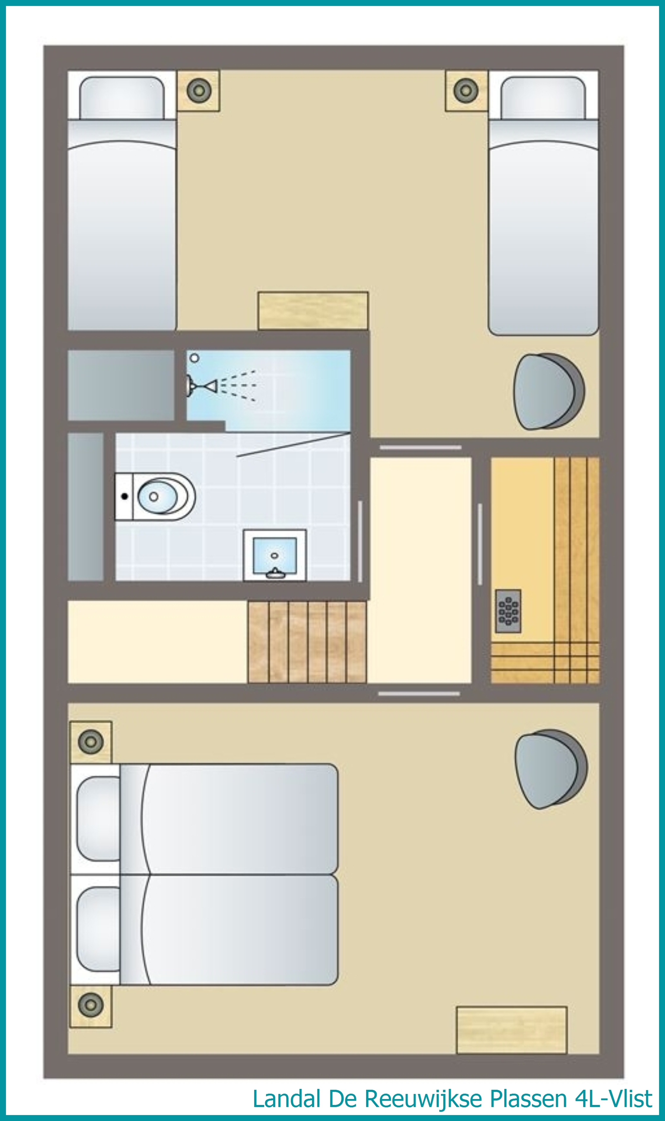 4-person water residence 4L-Vlist at De Reeuwijkse Plassen