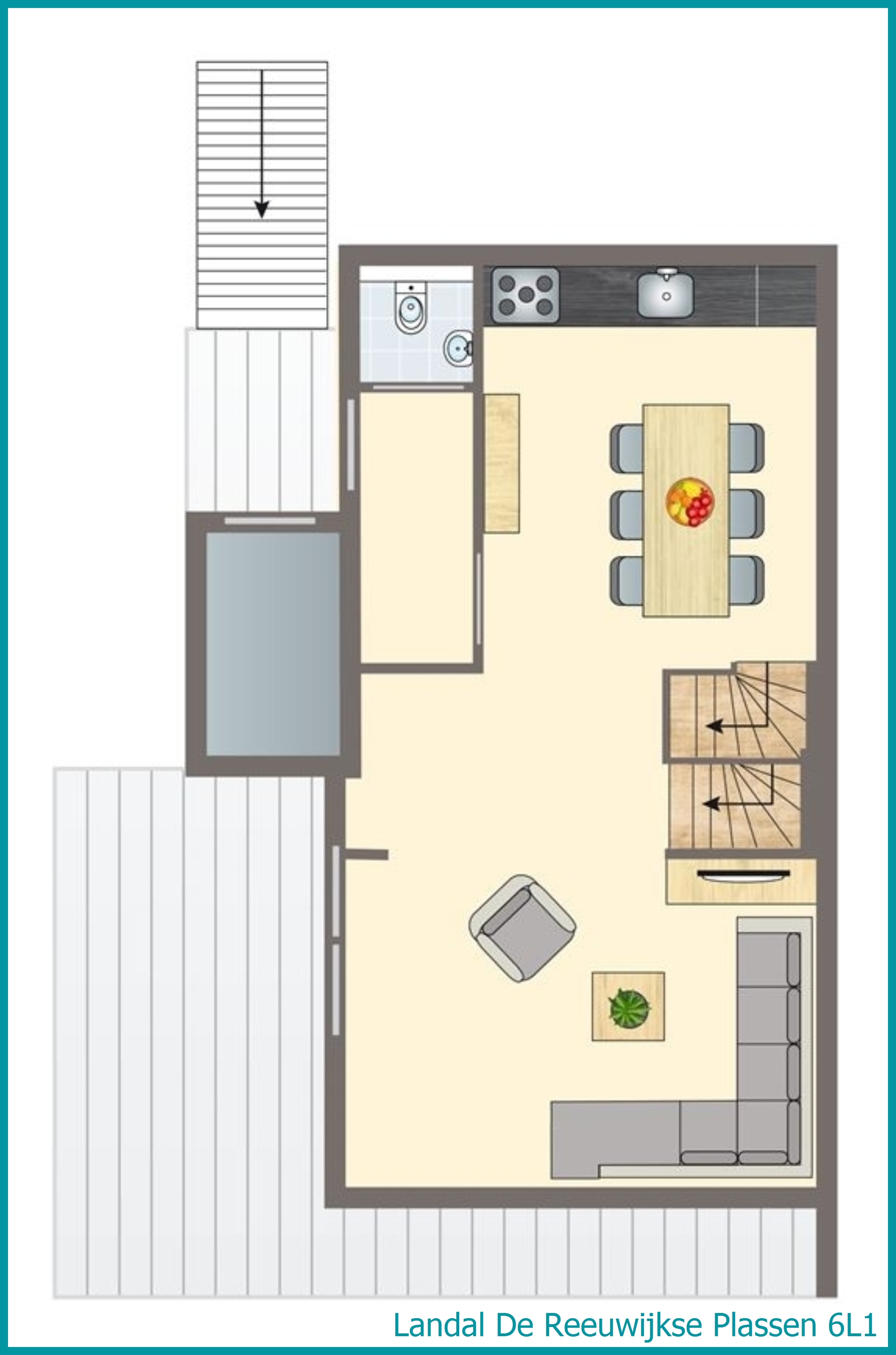 6-person water residence 6L1 at De Reeuwijkse Plassen