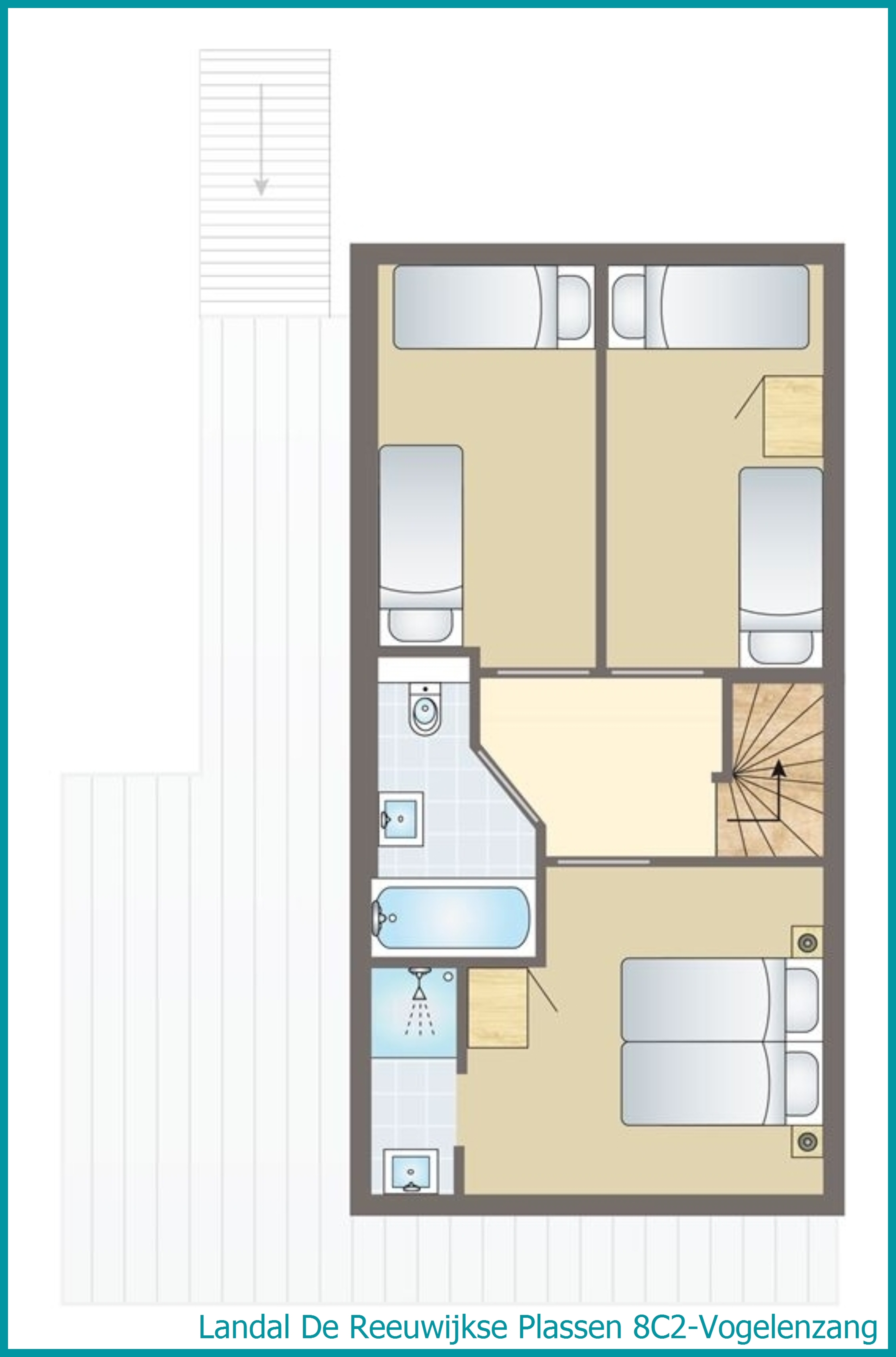 8-person water residence 8C2-Vogelenzang at De Reeuwijkse Plassen
