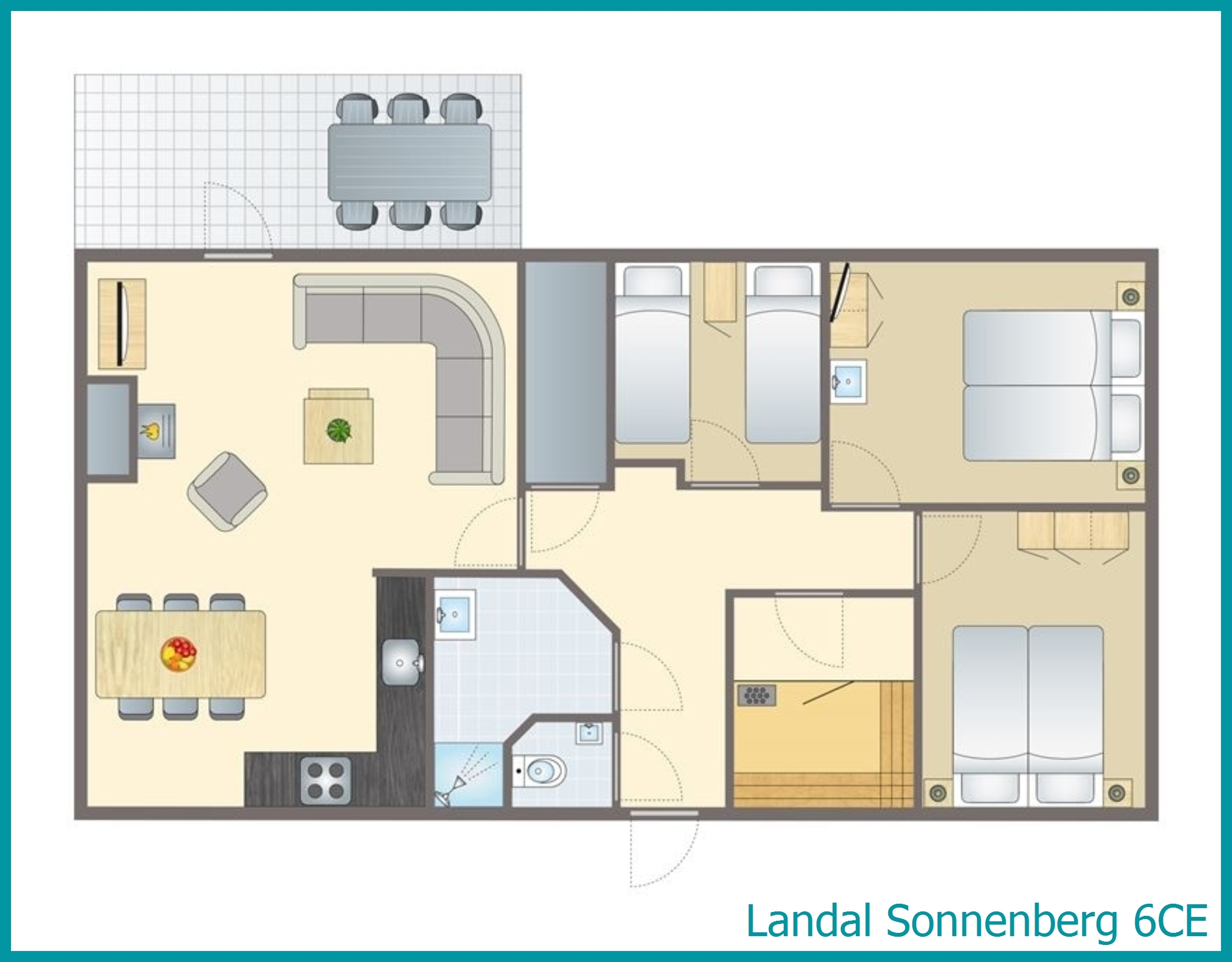 6-person bungalow 6CE at Sonnenberg