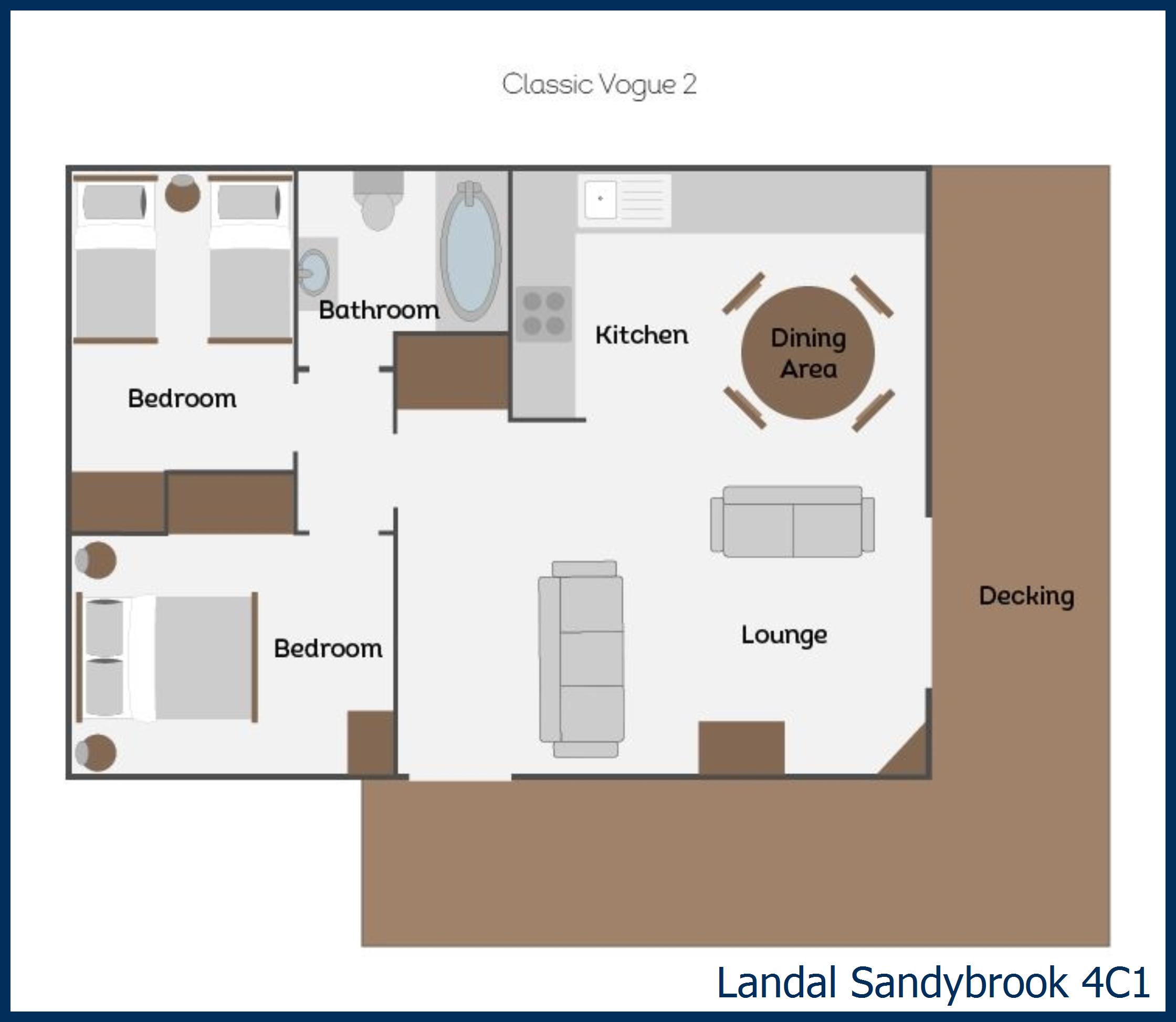 Chalet - Tissington Classic Vogue 2 4C1 at Sandybrook