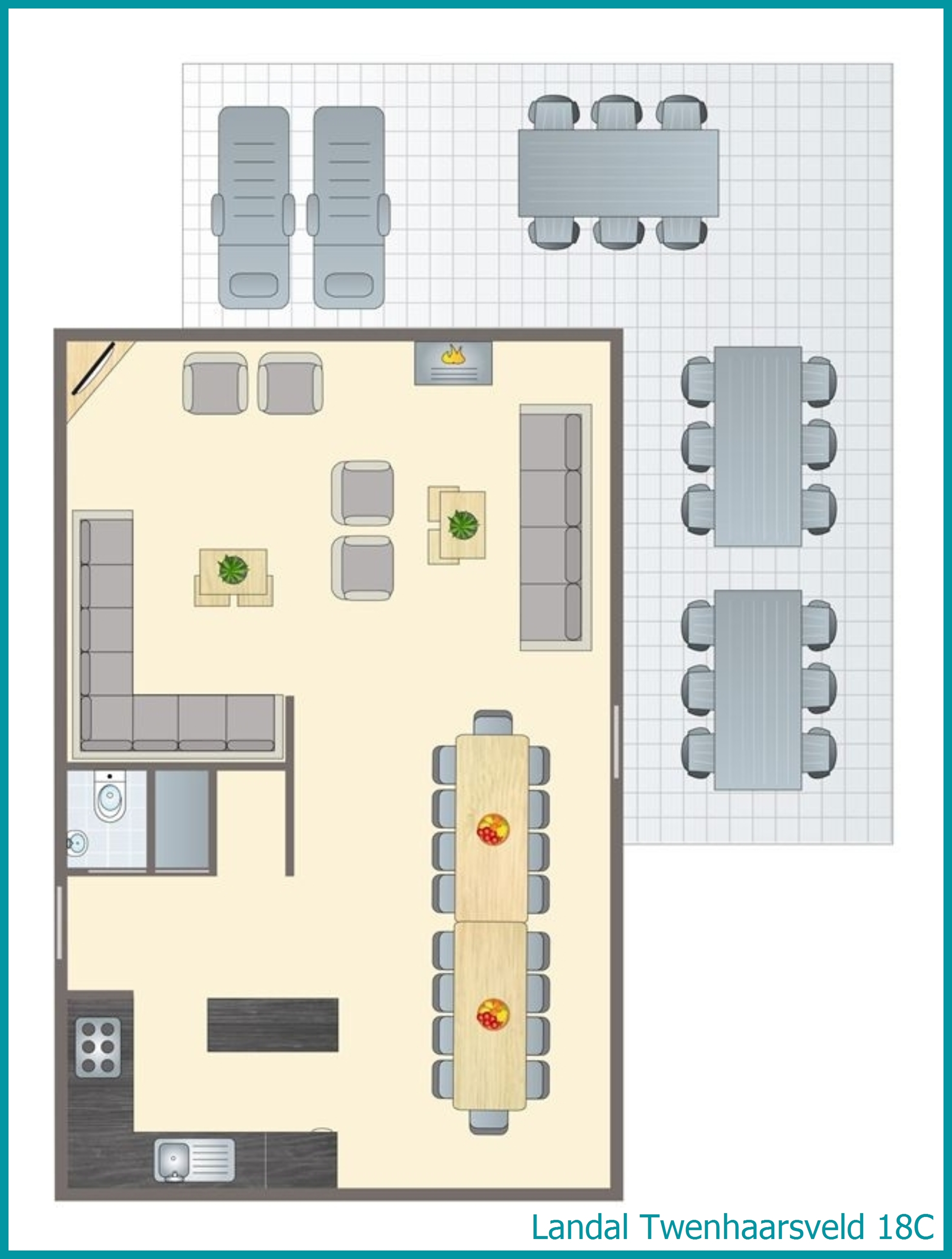 18-person family accommodation 18C at Twenhaarsveld