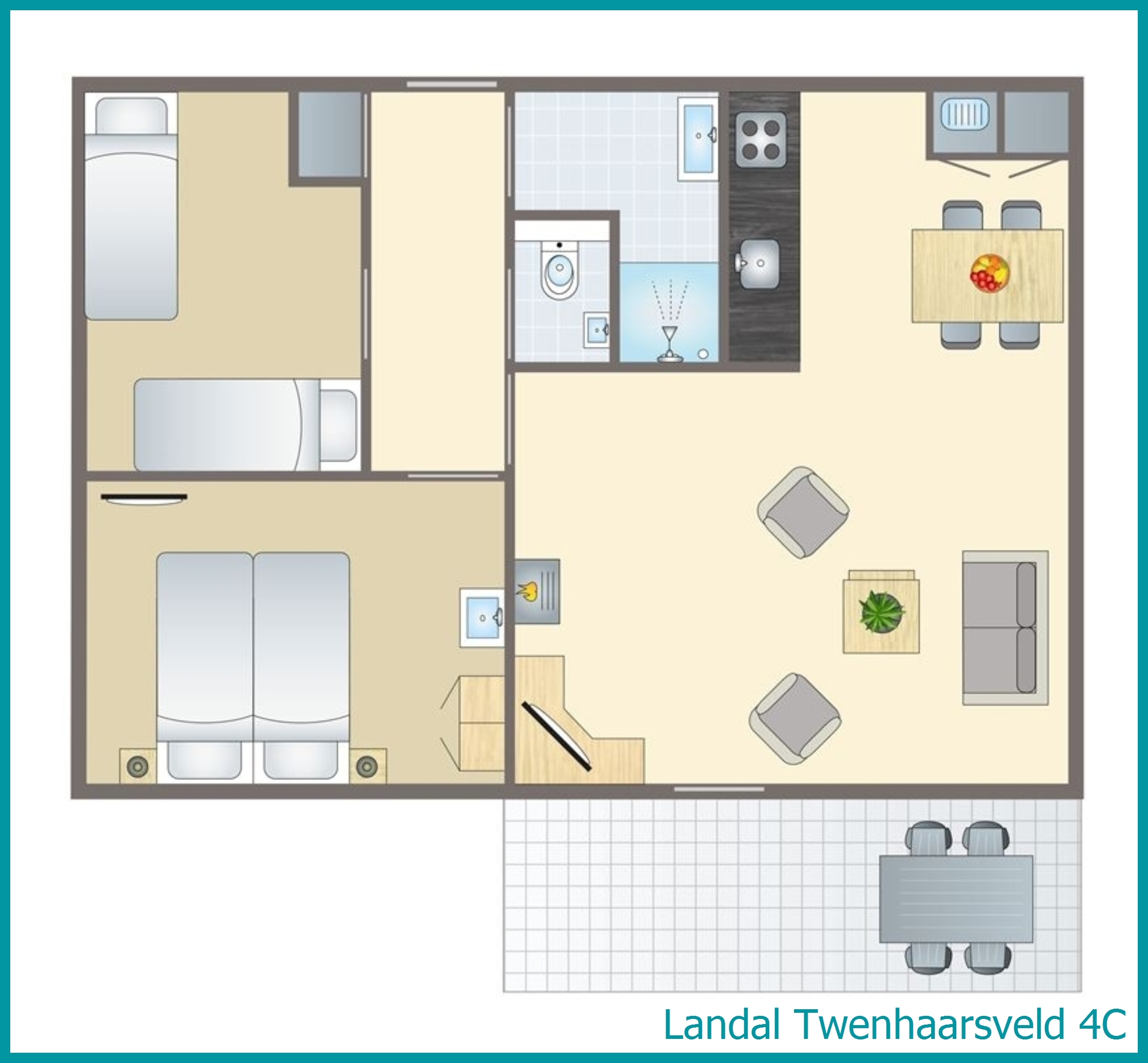 4-person bungalow 4C at Twenhaarsveld